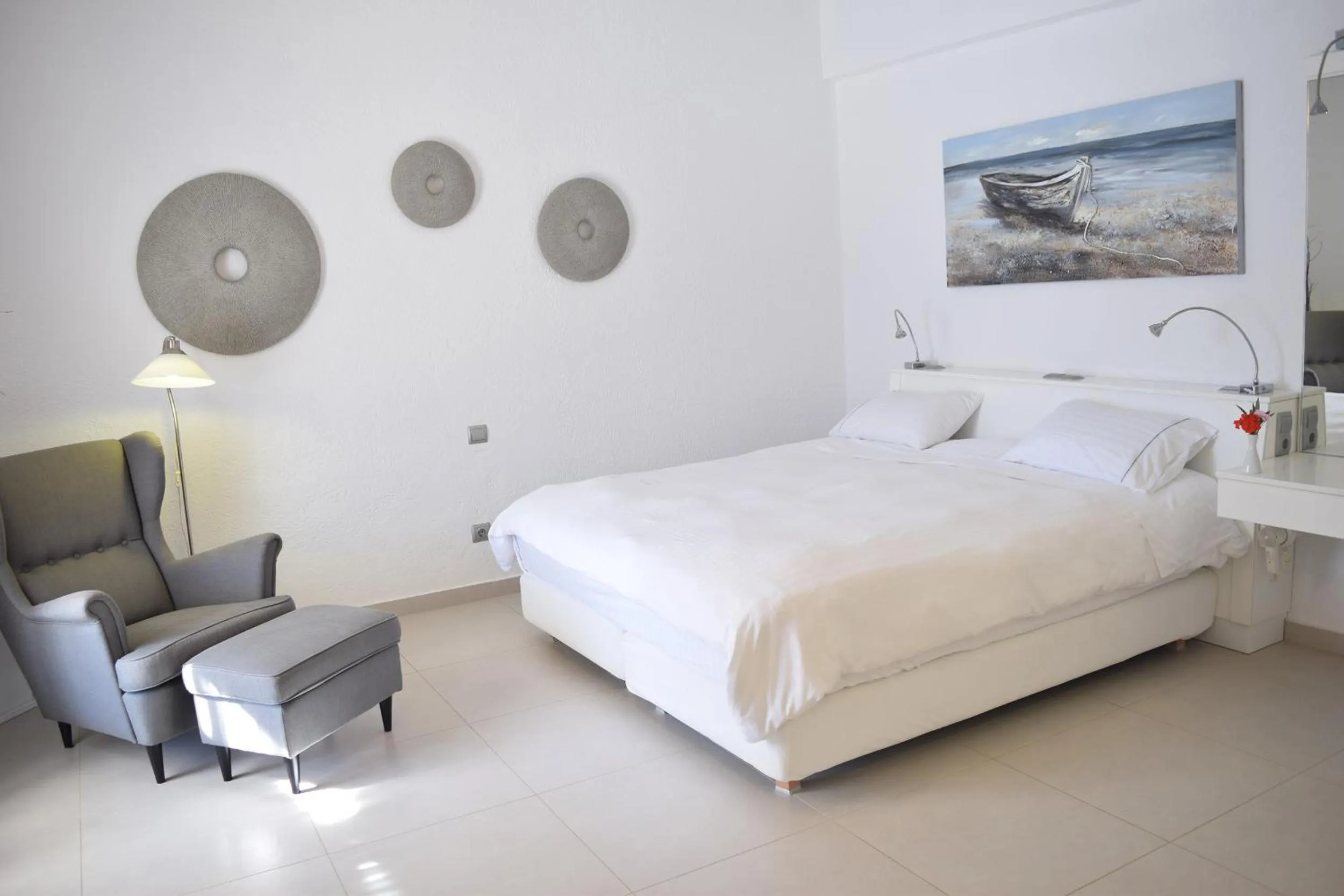 Bed in Aegialis Hotel & Spa