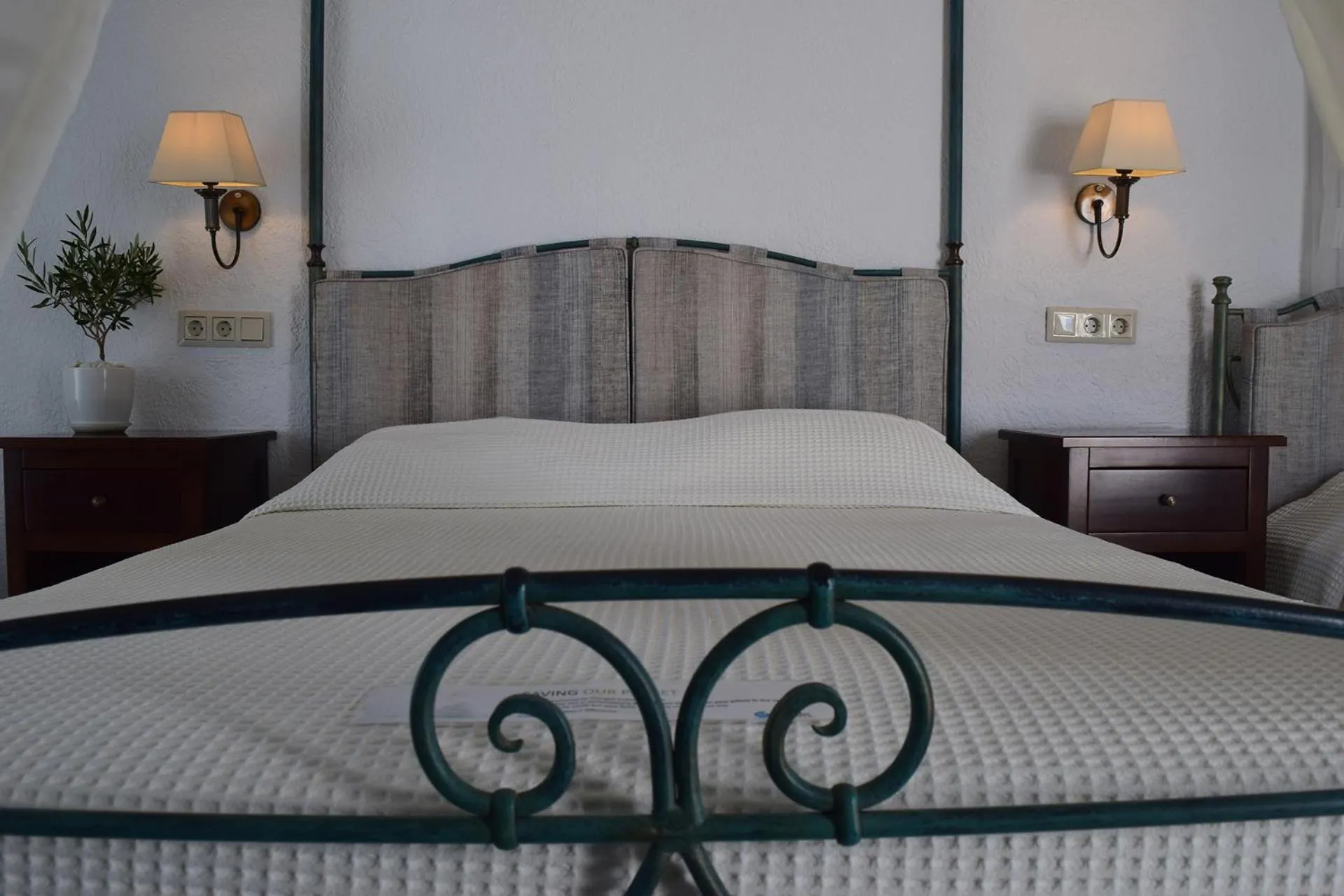 Bed in Aegialis Hotel & Spa