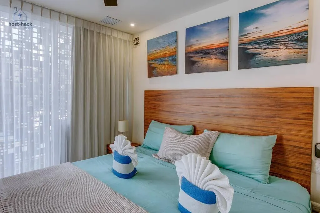 Photo of the whole room, Bed in Dpto a 5 min de la Playa con Piscina y Rooftop