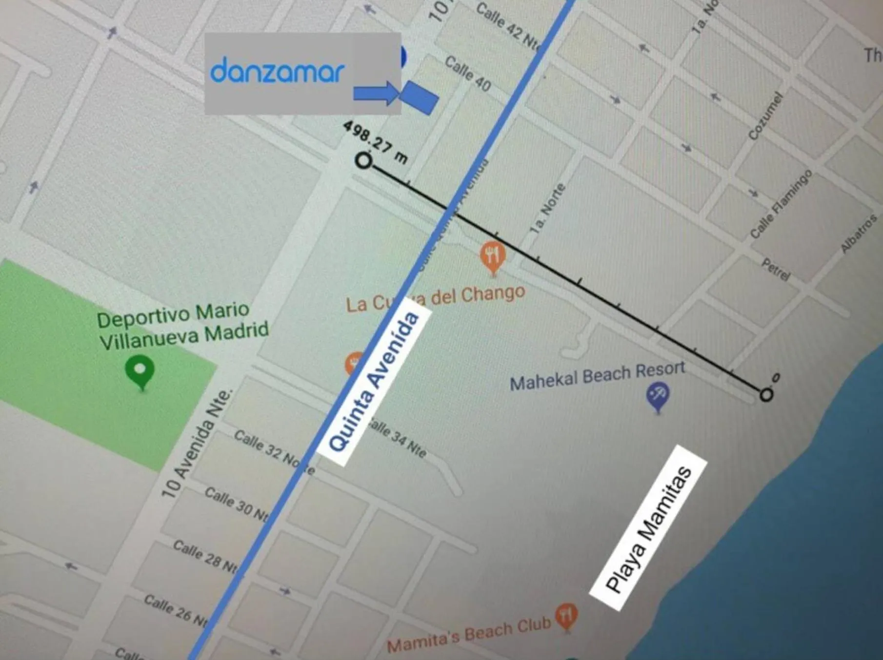 Street view in Aptartment with Patio, Rooftop & Pool Close to the Beach - Danzamar 2