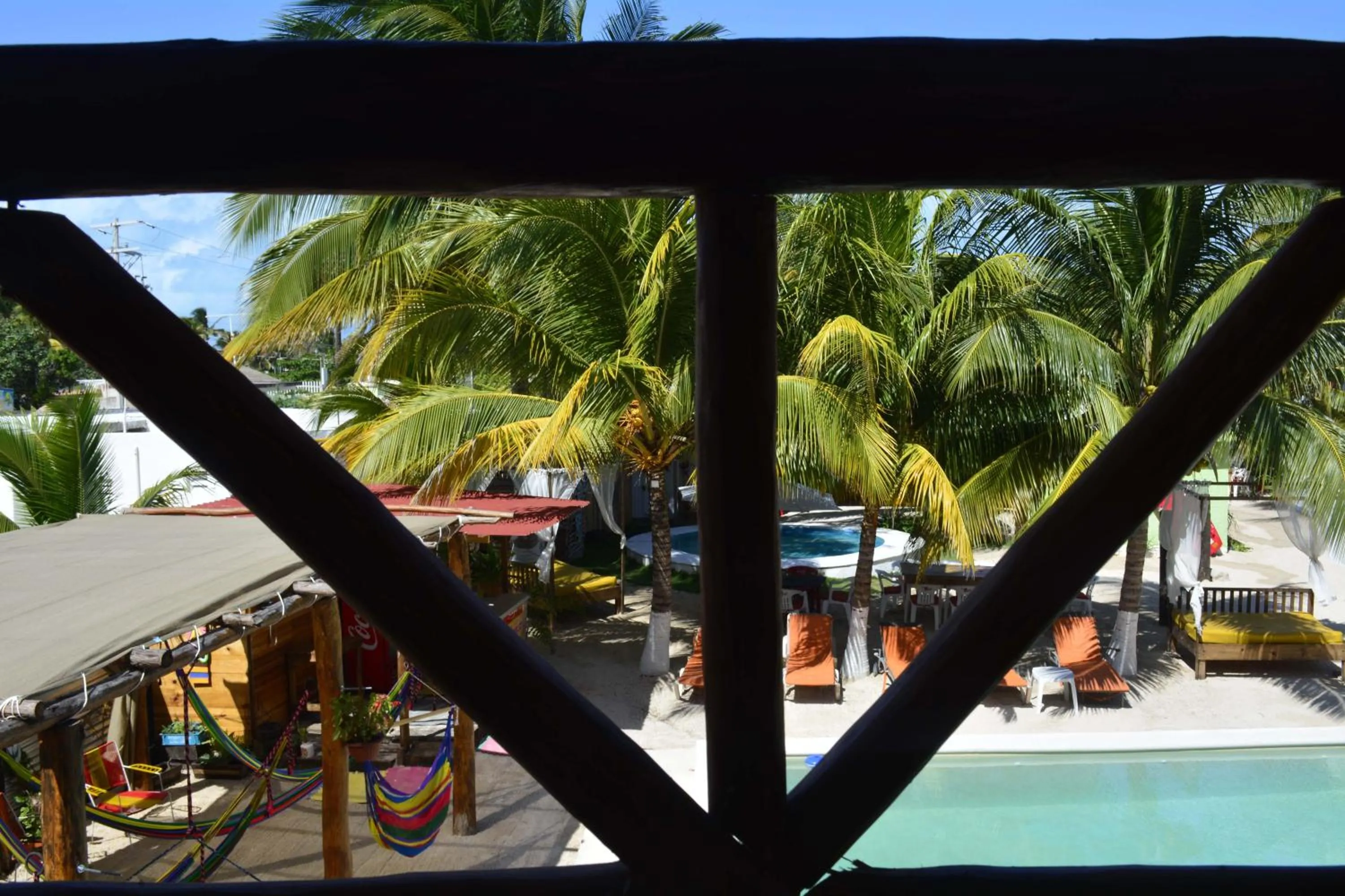 Swimming pool in Cabañas Frida