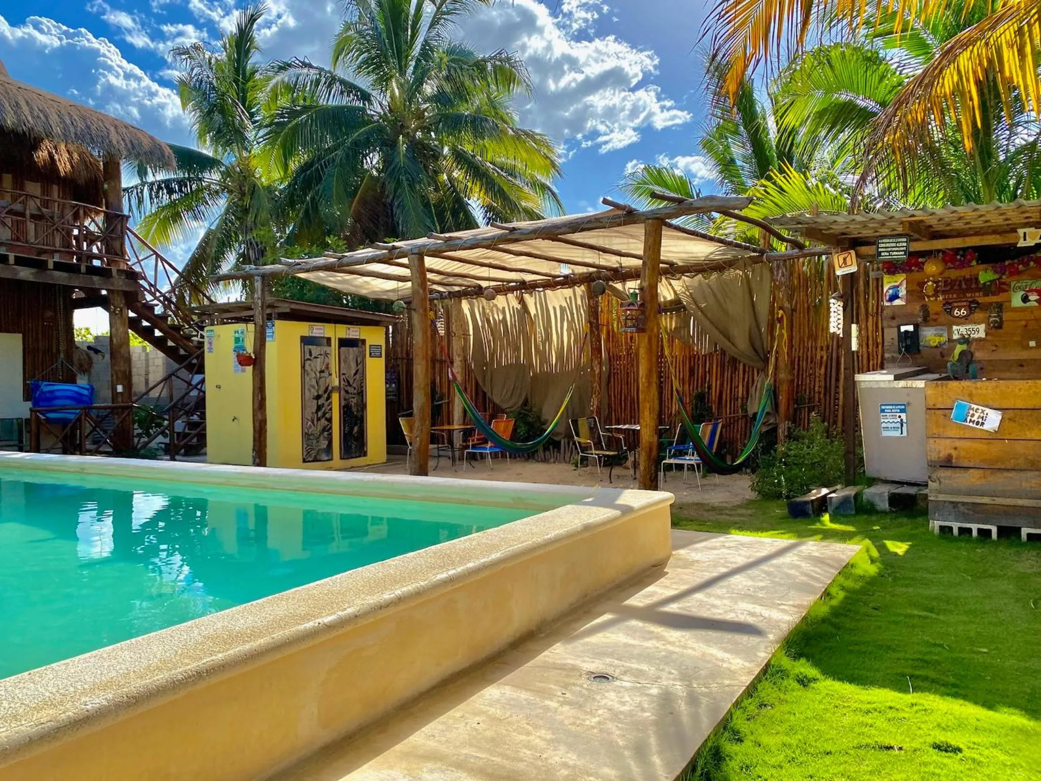 Garden in Cabañas Frida