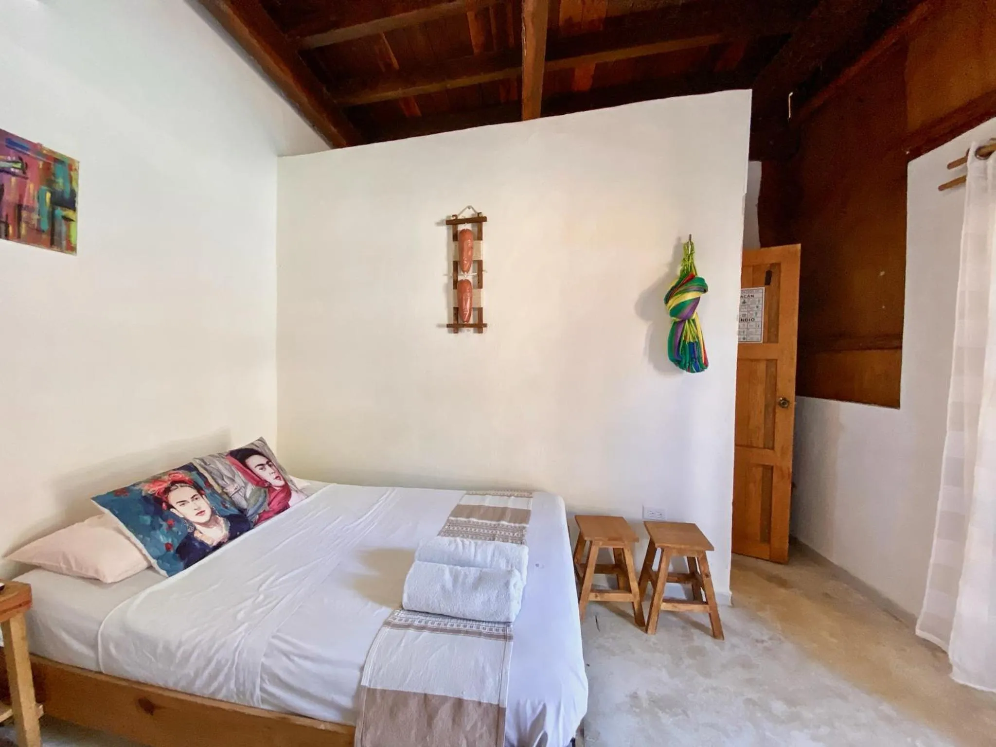 Bedroom, Bed in Cabañas Frida