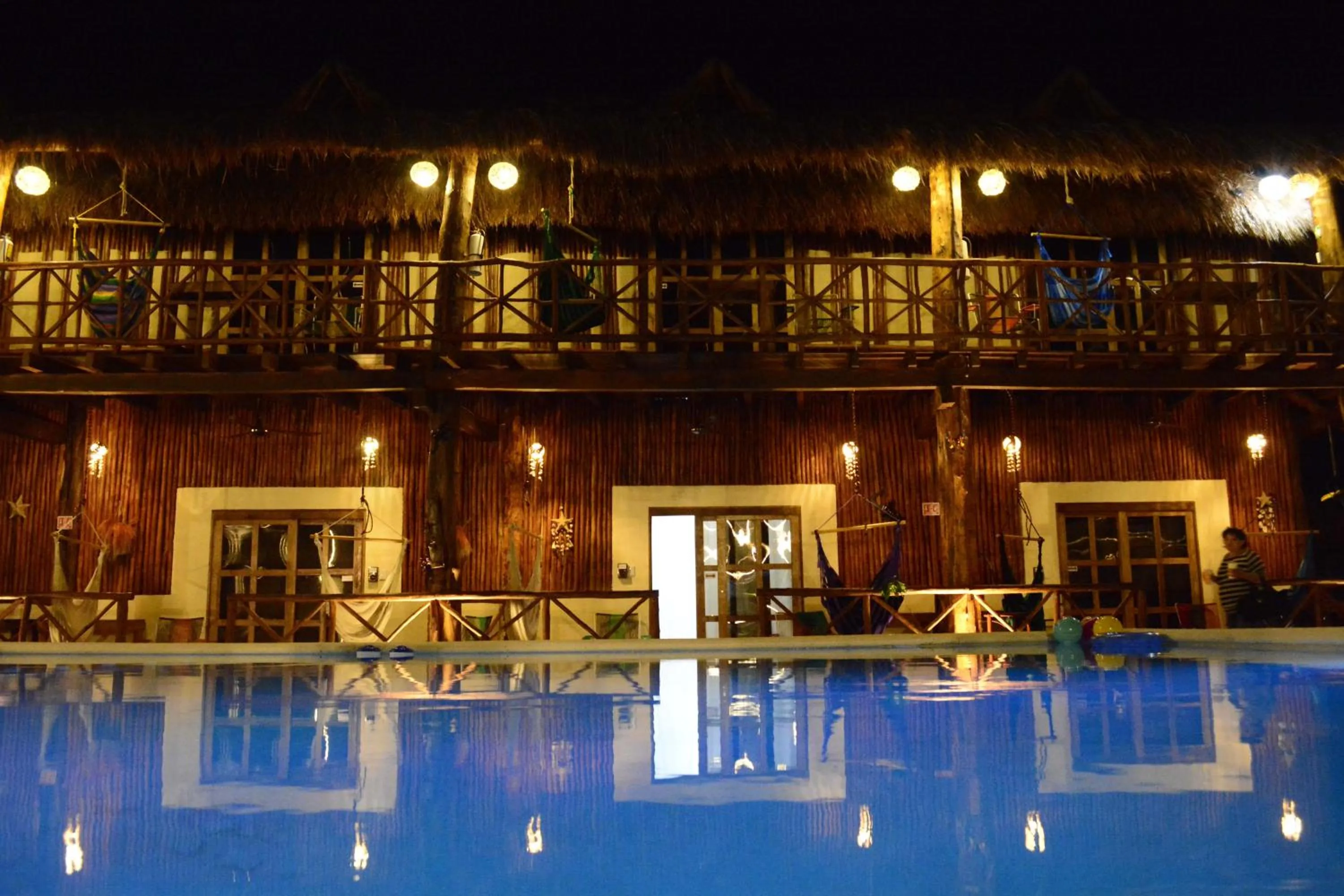 Swimming pool in Cabañas Frida