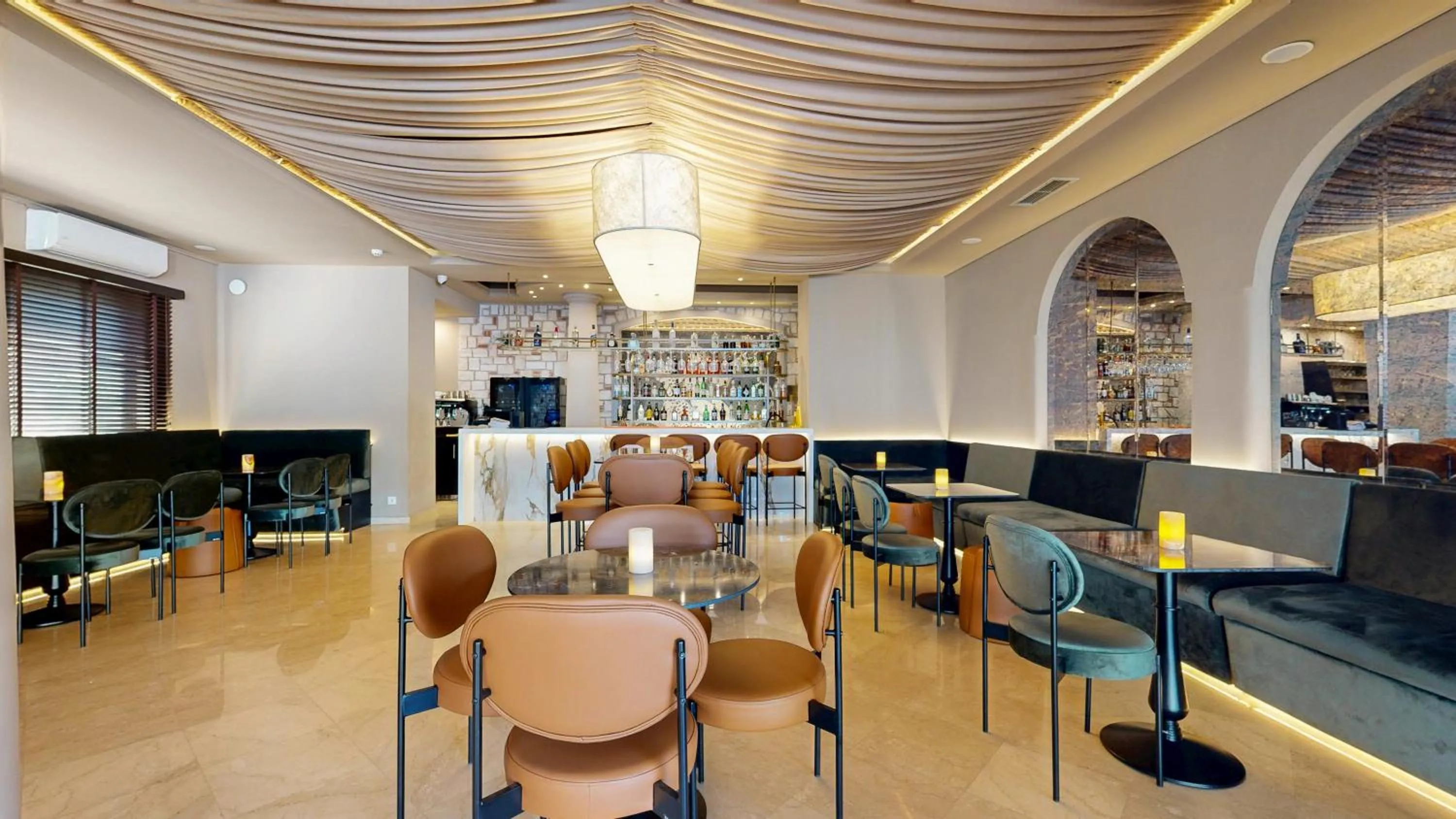 Lounge or bar in Acrotel Athena Pallas & Residence