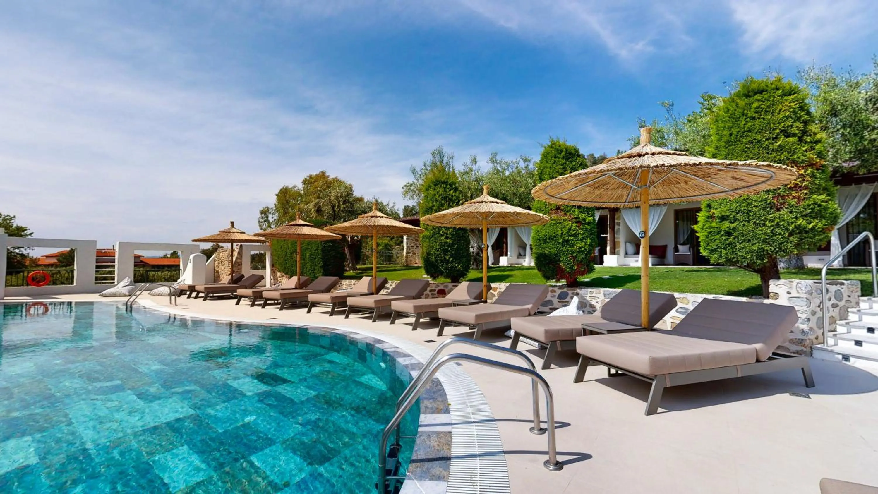 Swimming pool in Acrotel Athena Pallas & Residence