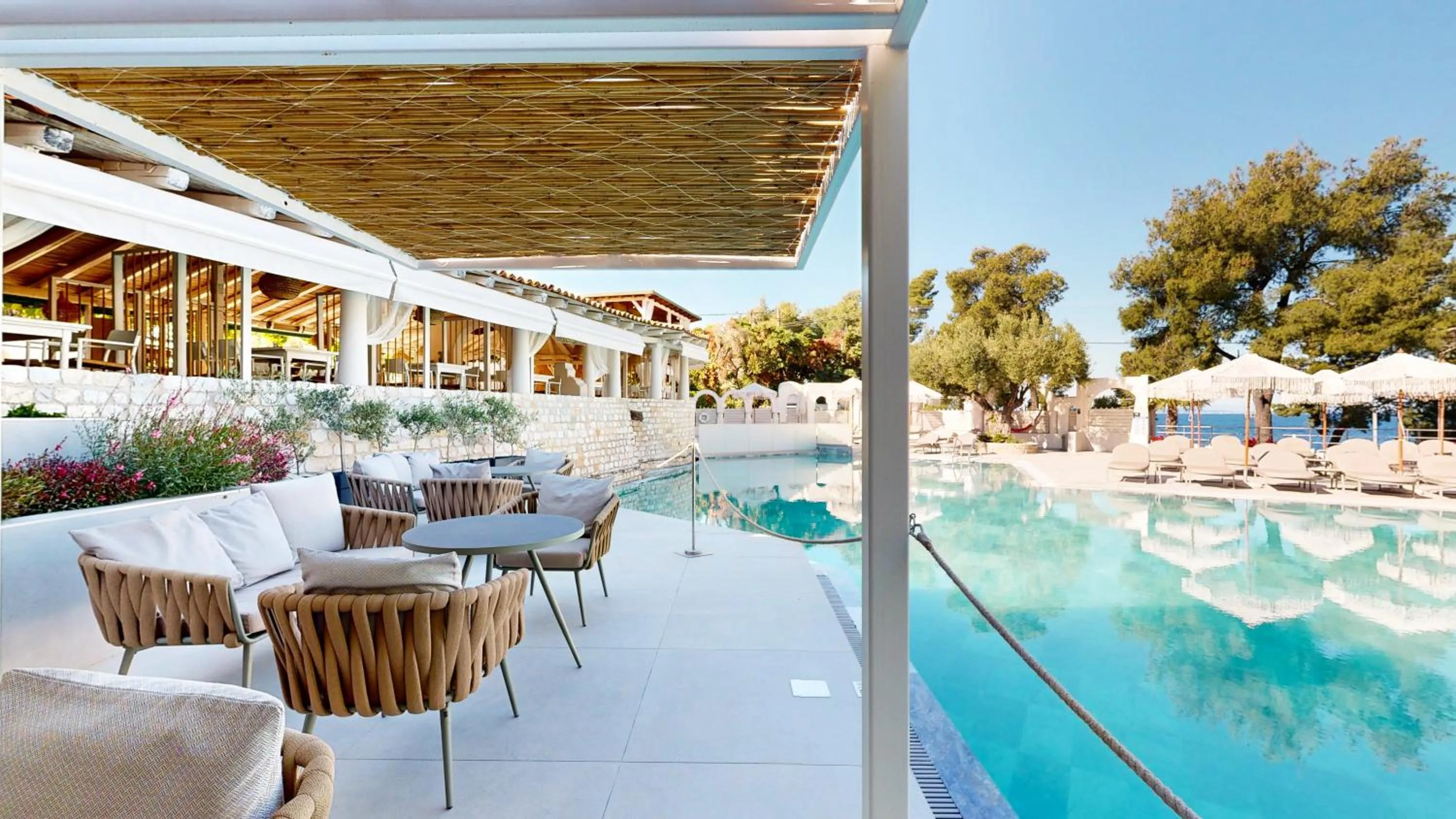 Swimming pool in Acrotel Athena Pallas & Residence