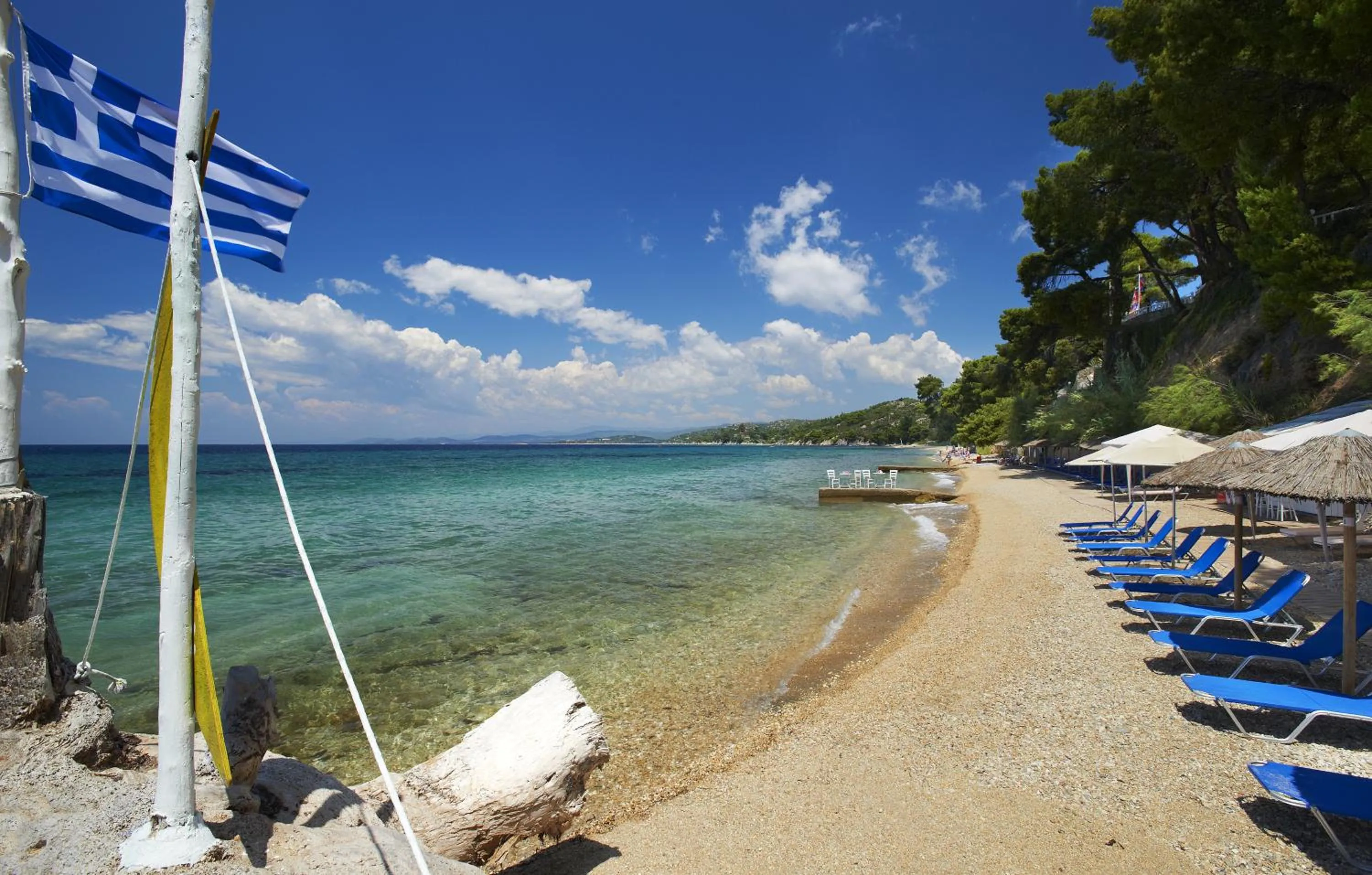Beach in Acrotel Athena Pallas & Residence