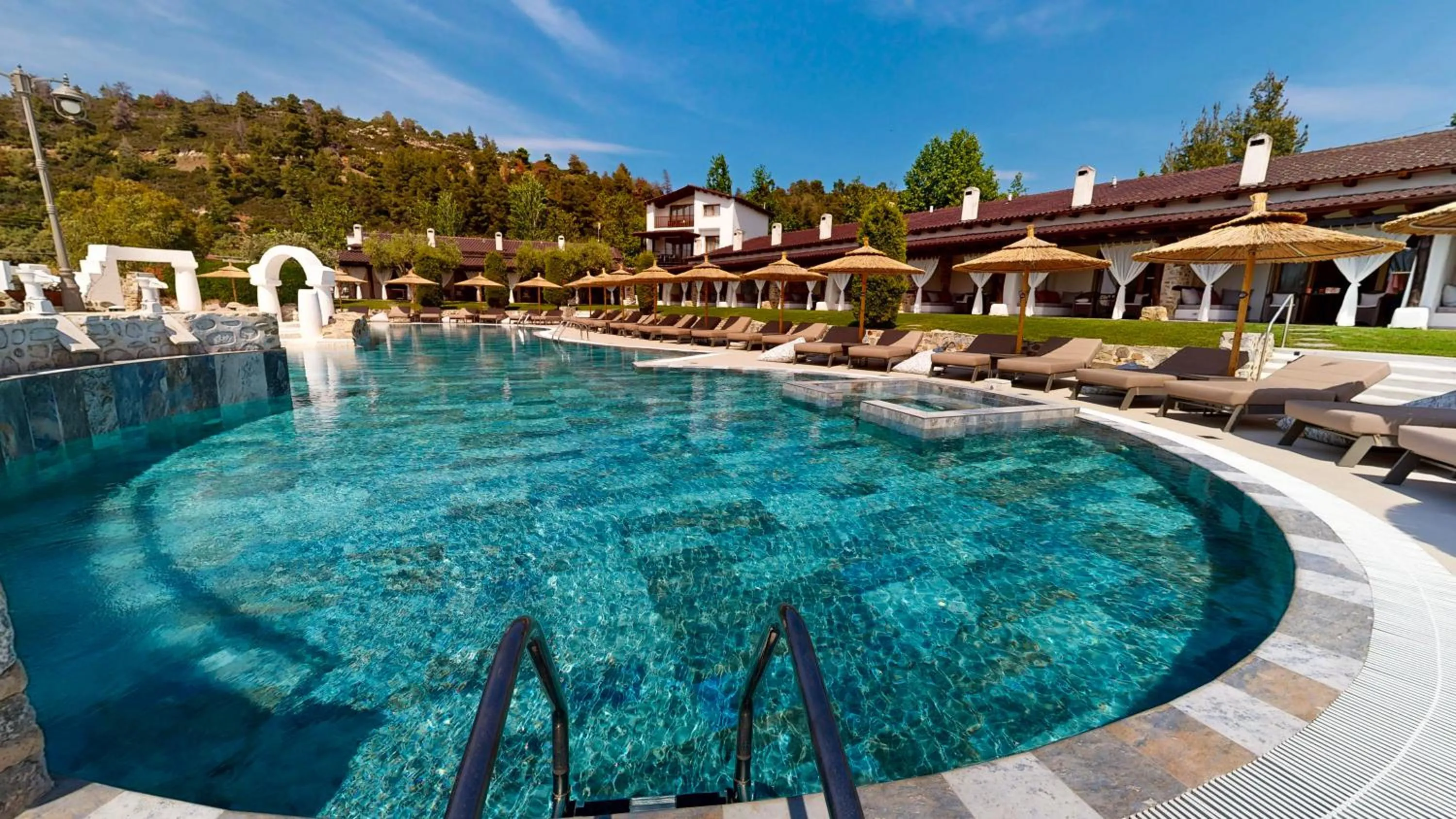 Swimming pool in Acrotel Athena Pallas & Residence