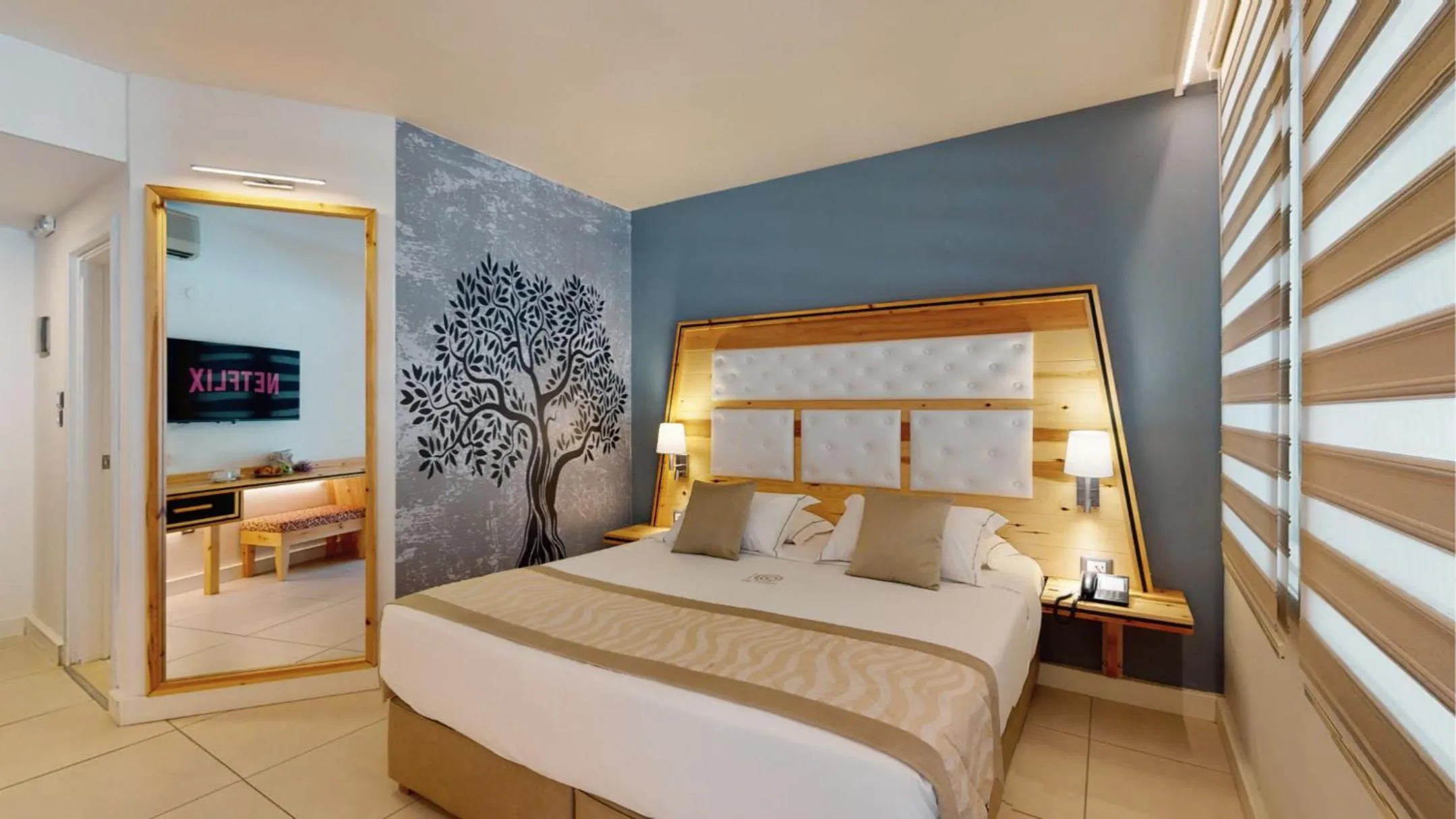 Bedroom, Bed in Acrotel Athena Pallas & Residence