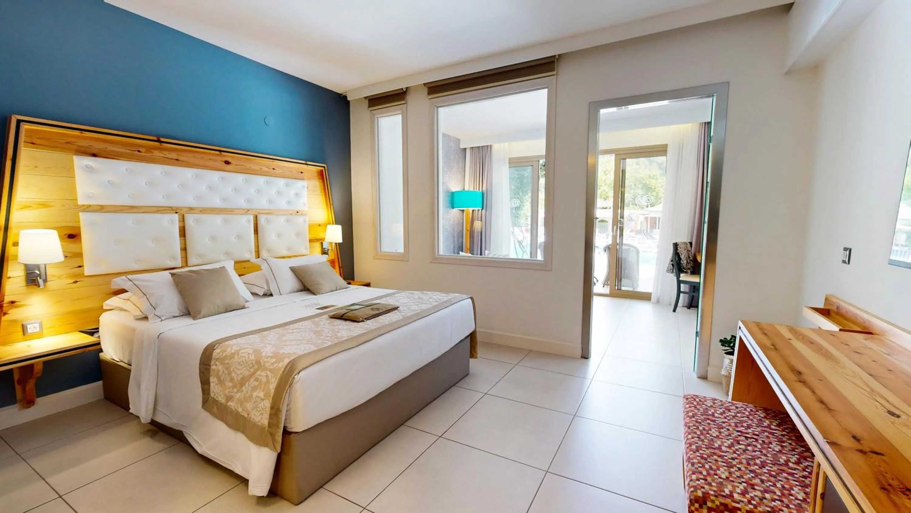 Bedroom, Bed in Acrotel Athena Pallas & Residence