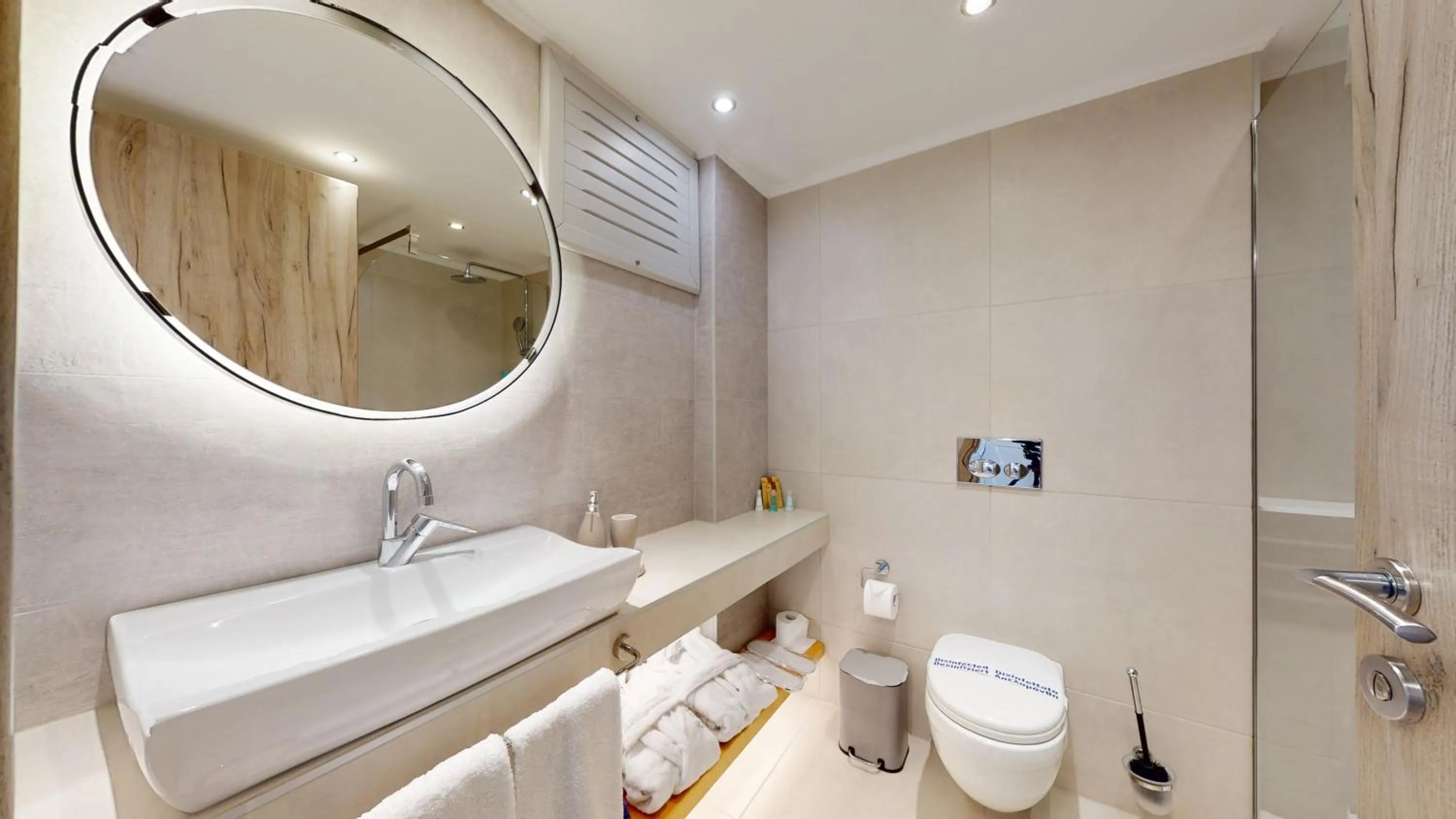 Bathroom in Acrotel Athena Pallas & Residence