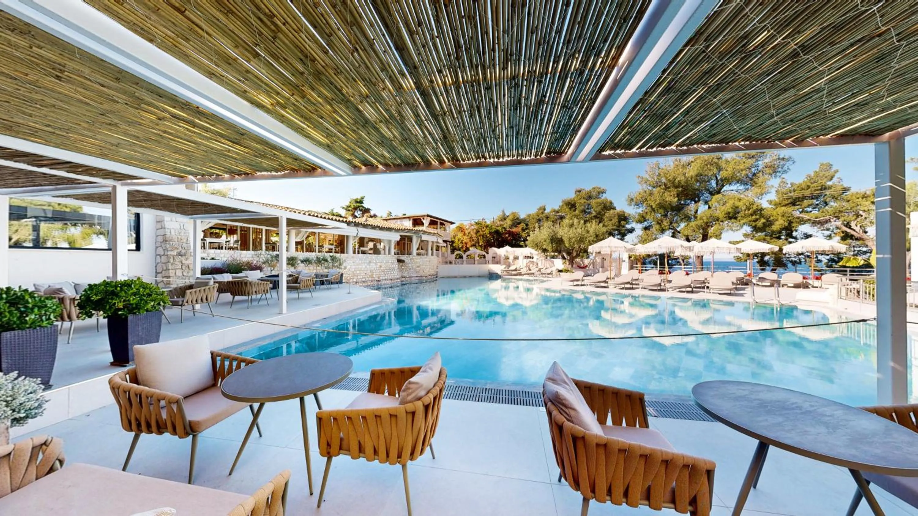 Lounge or bar in Acrotel Athena Pallas & Residence