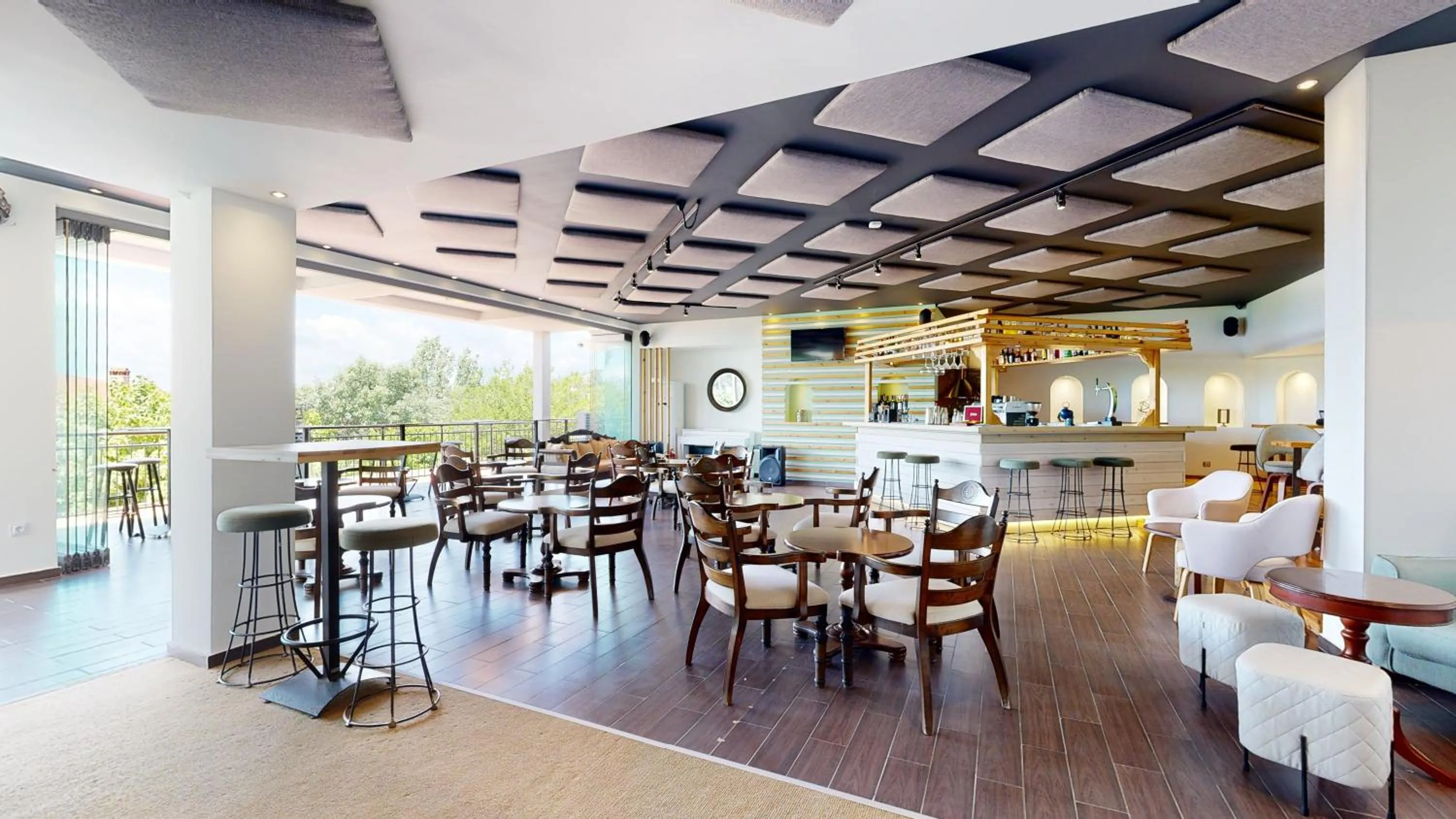 Lounge or bar in Acrotel Athena Pallas & Residence