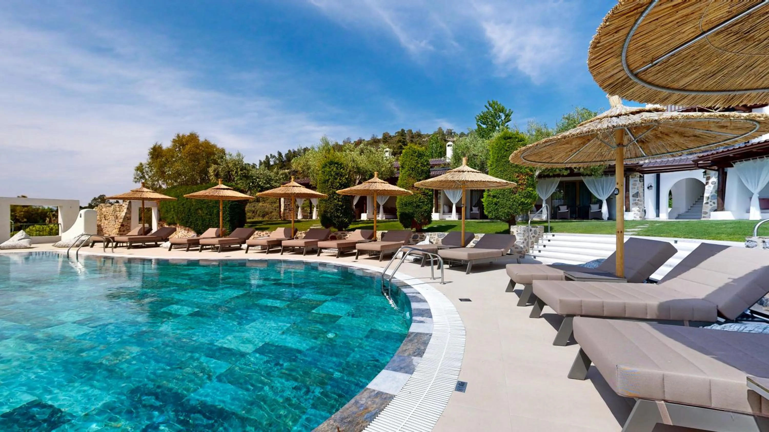 Swimming pool in Acrotel Athena Pallas & Residence