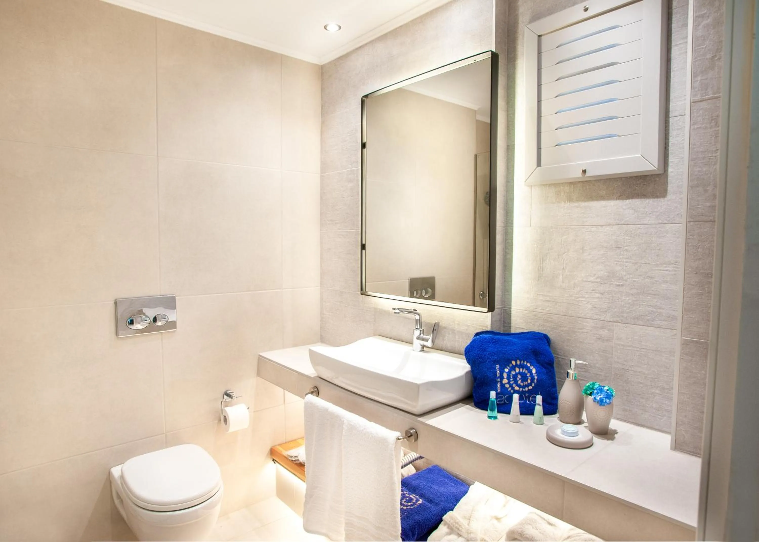 Bathroom in Acrotel Athena Pallas & Residence