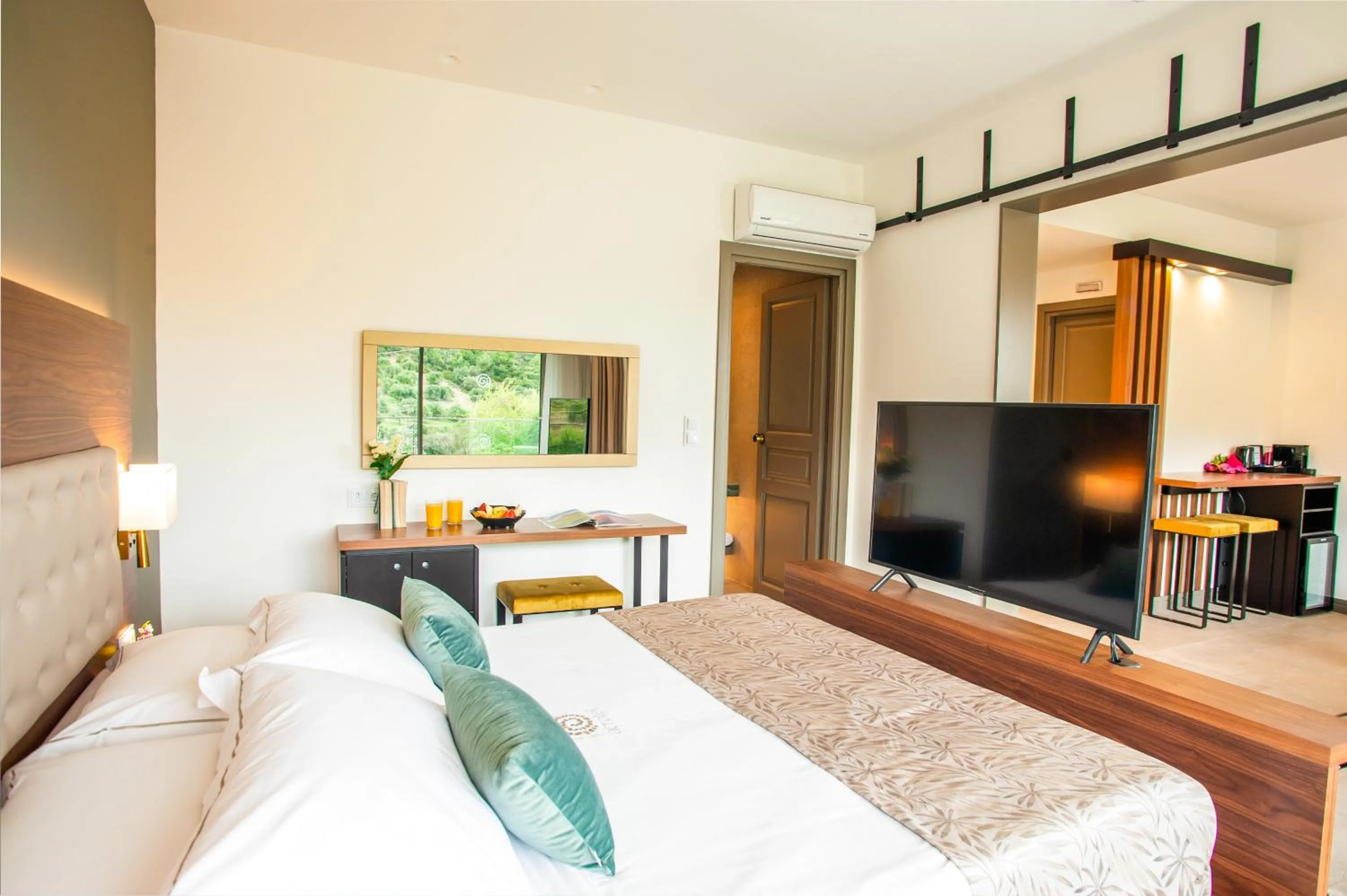 Bed in Acrotel Athena Pallas & Residence