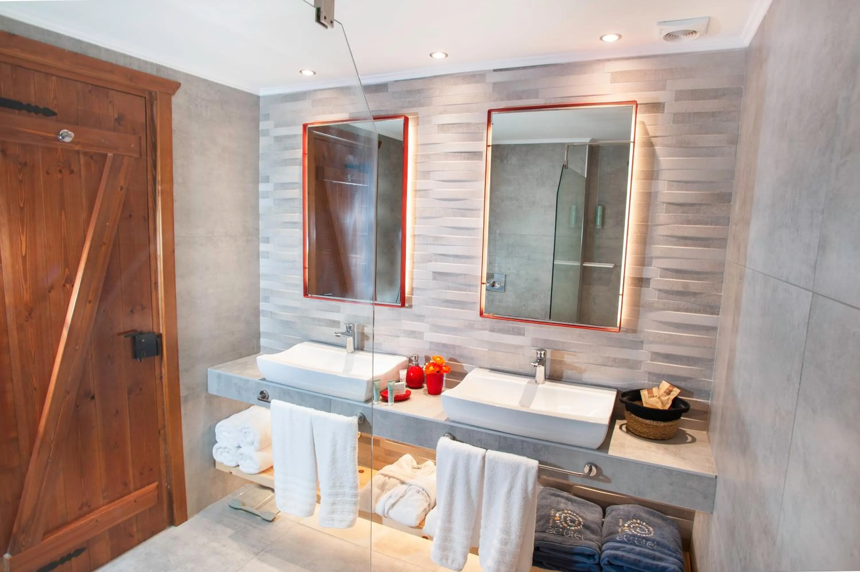 Bathroom in Acrotel Athena Pallas & Residence