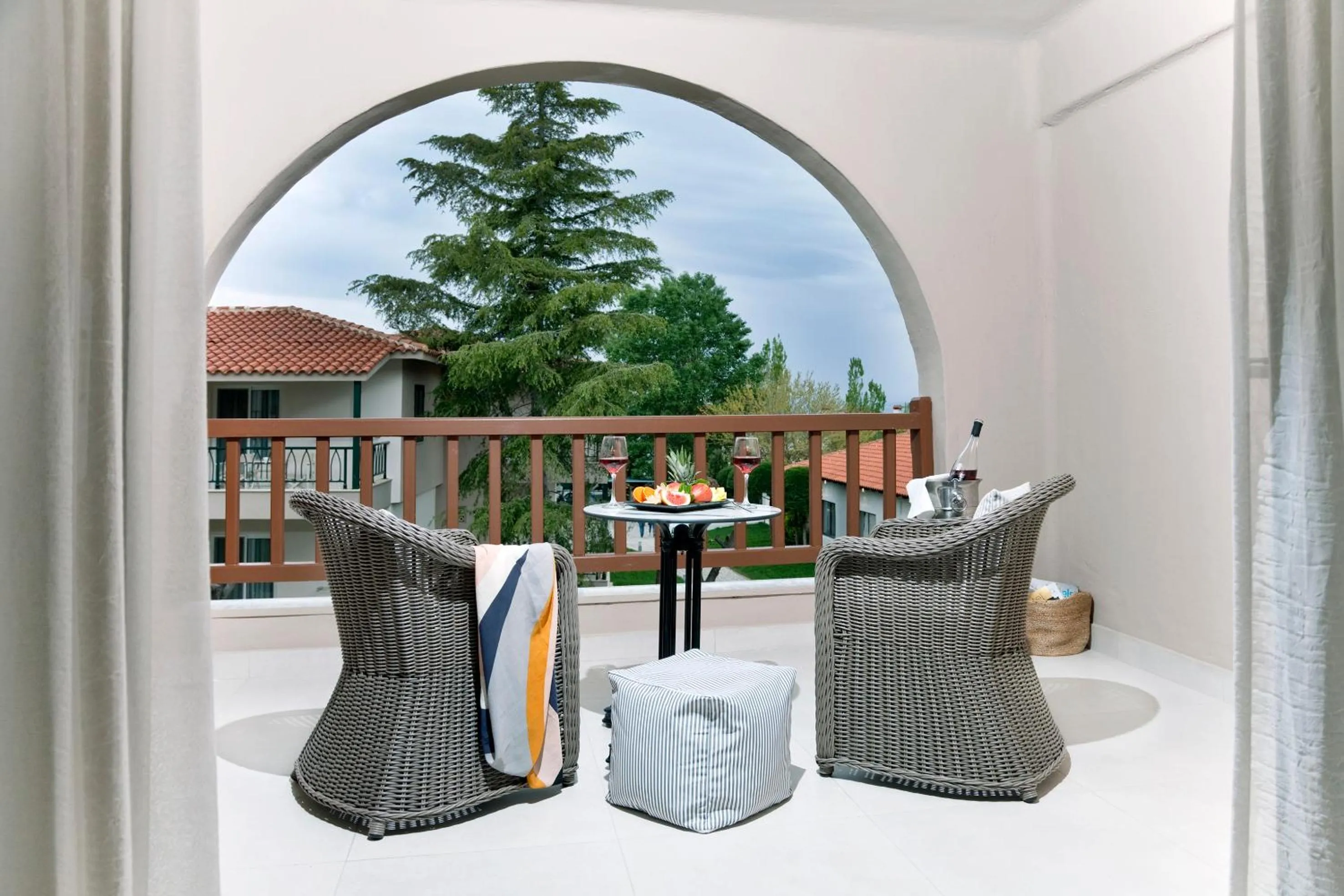 Balcony/Terrace in Acrotel Athena Pallas & Residence