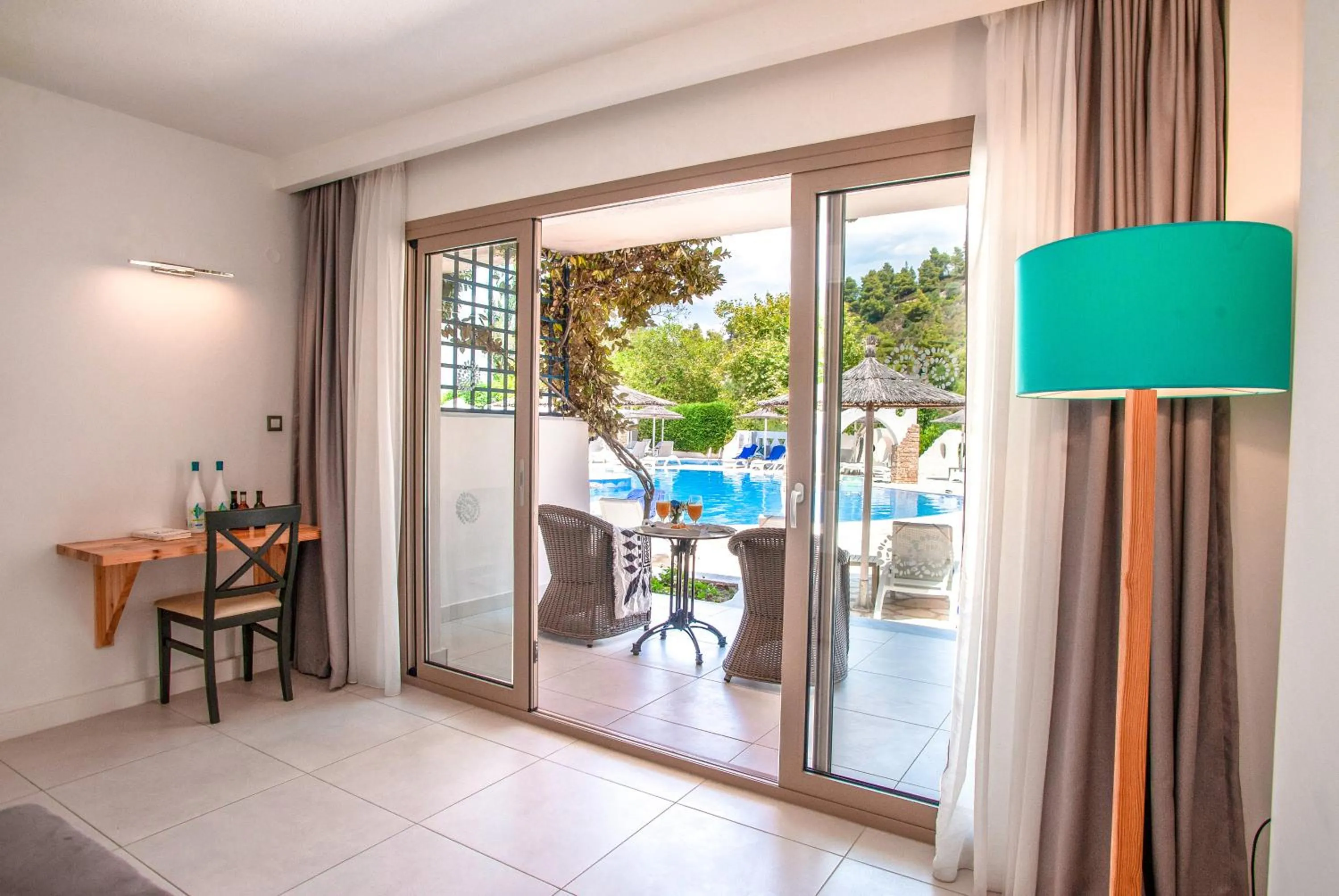 Balcony/Terrace in Acrotel Athena Pallas & Residence