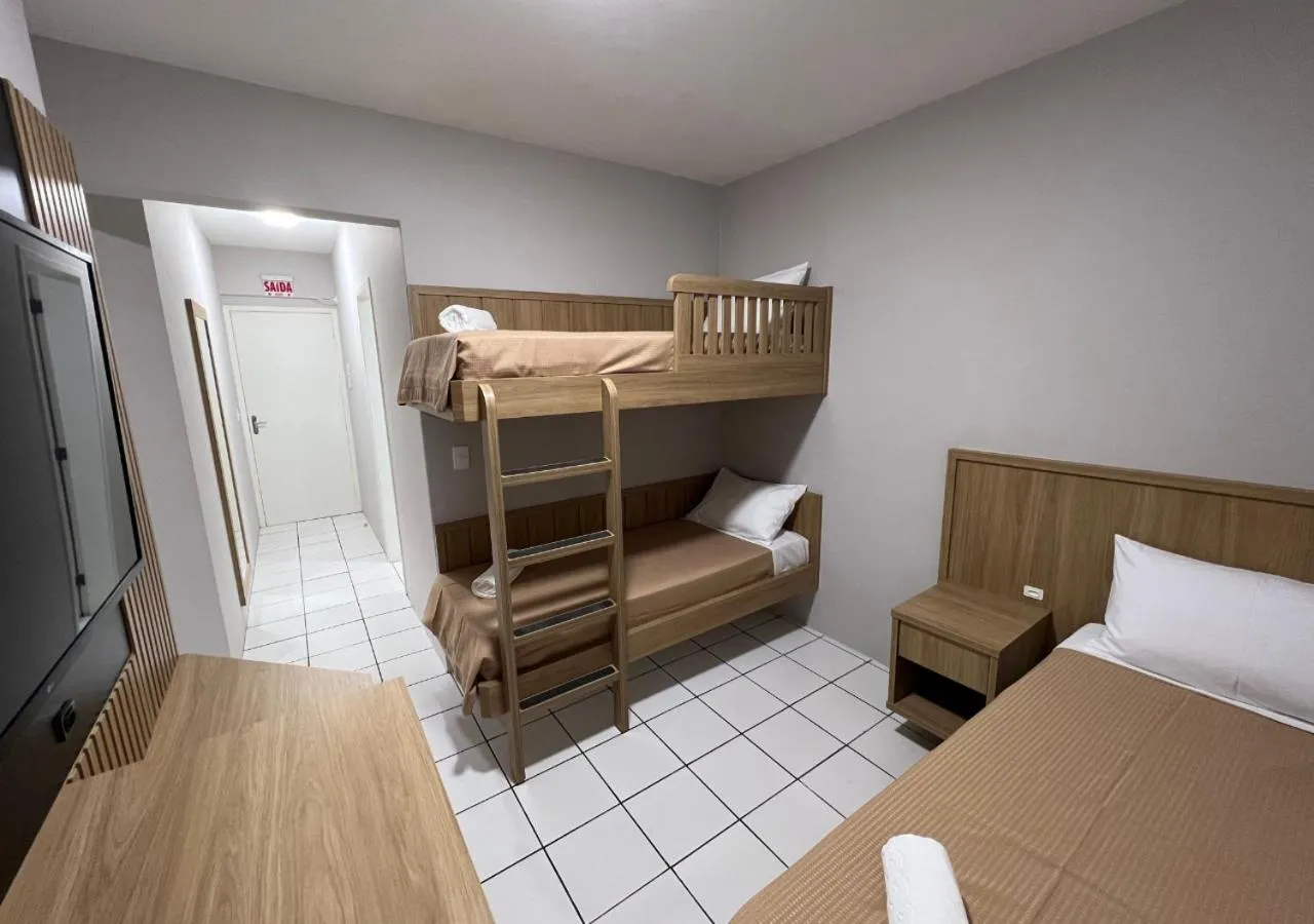 Photo of the whole room, Bed in Ilha Forte Praia Hotel