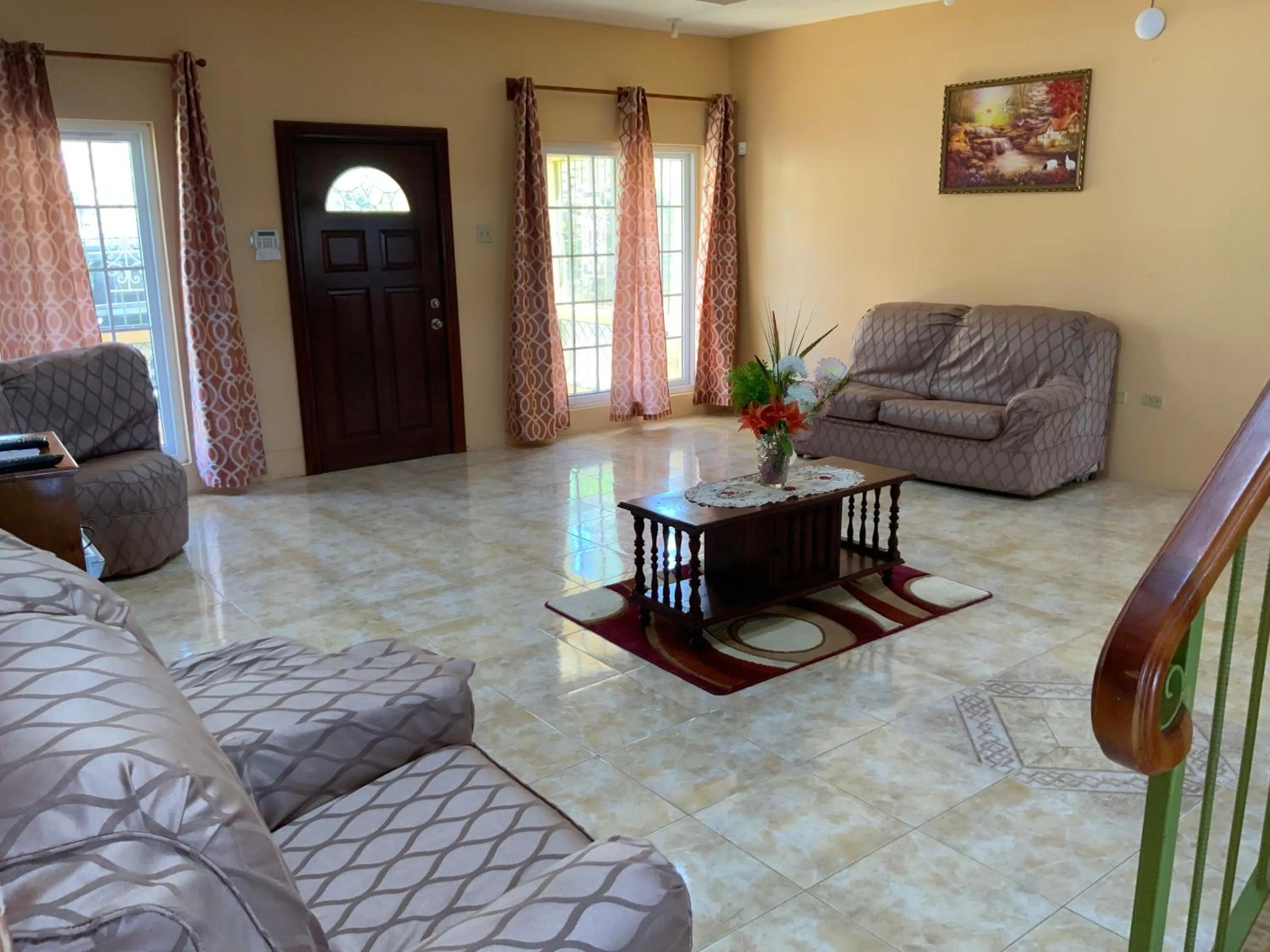 Living room in Poinciana House
