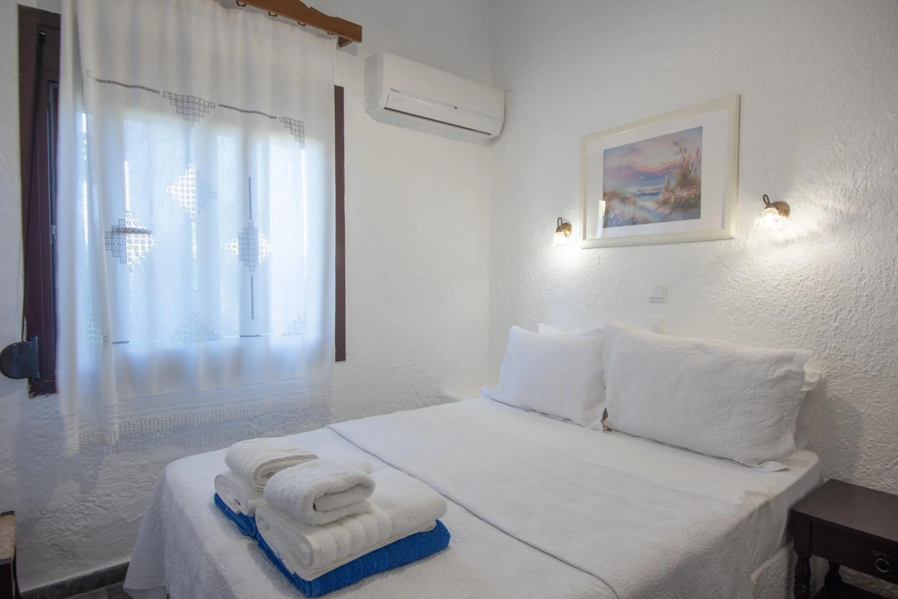 Bedroom, Bed in Vangelis Villas