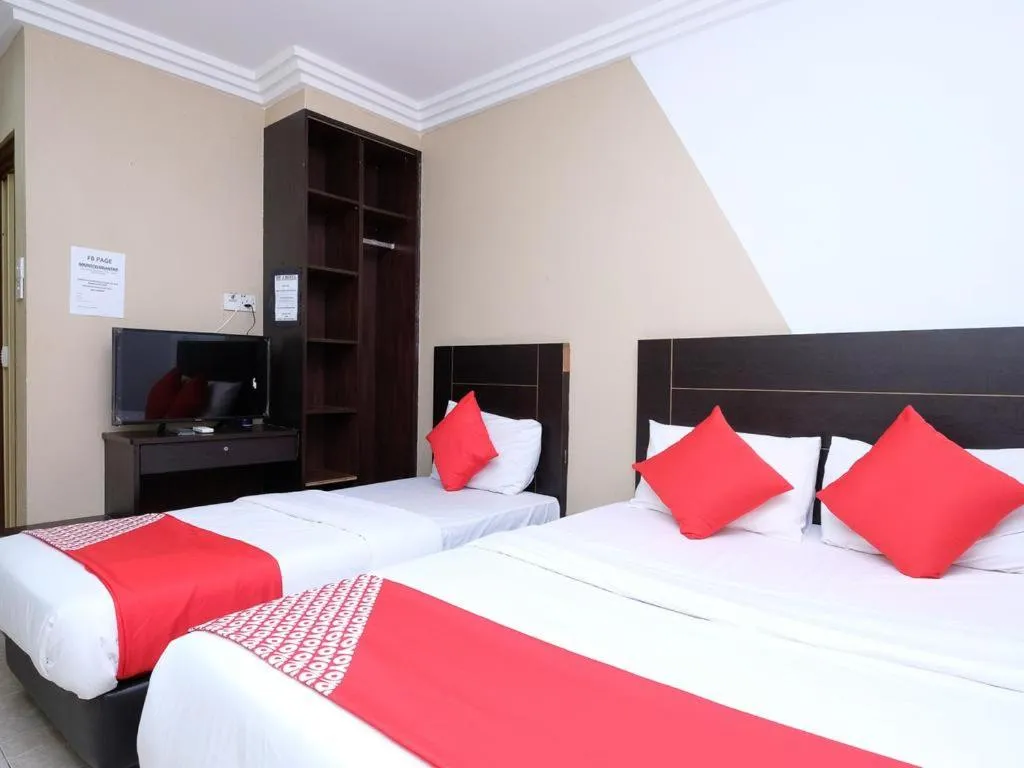 Bed in MRJ Hotel Wakaf Che Yeh 2