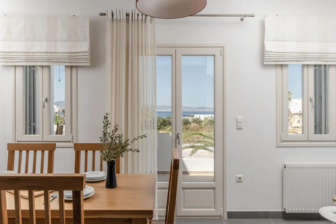Dining area in Orkos Beach Hotel