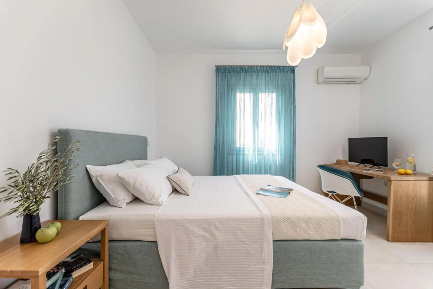 Bed in Orkos Beach Hotel