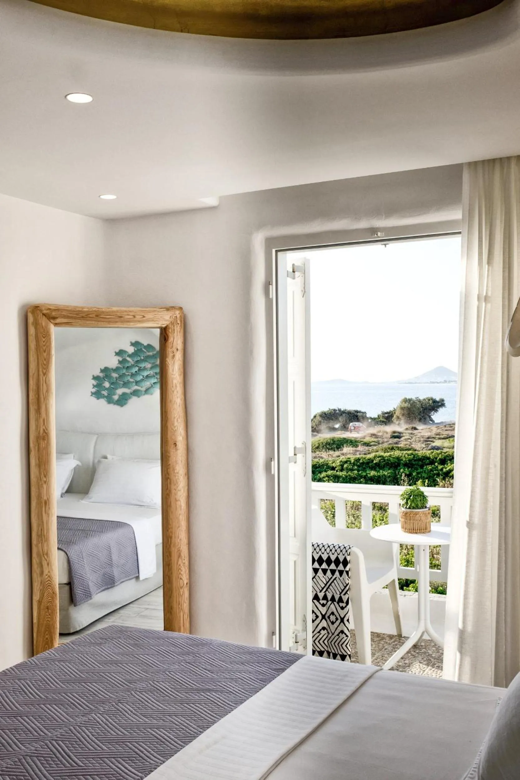 Decorative detail, Bed in Orkos Beach Hotel