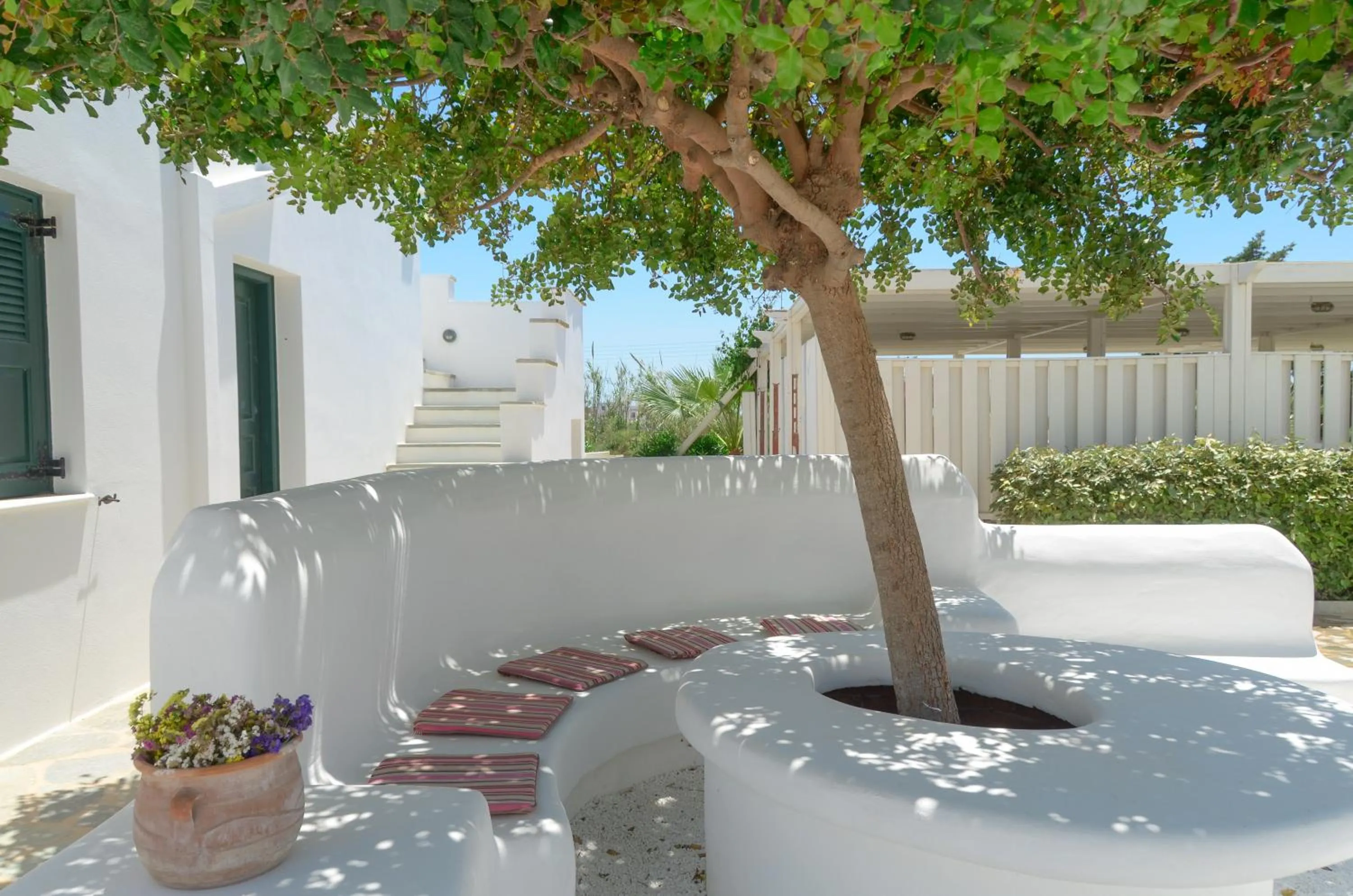Garden in Orkos Beach Hotel