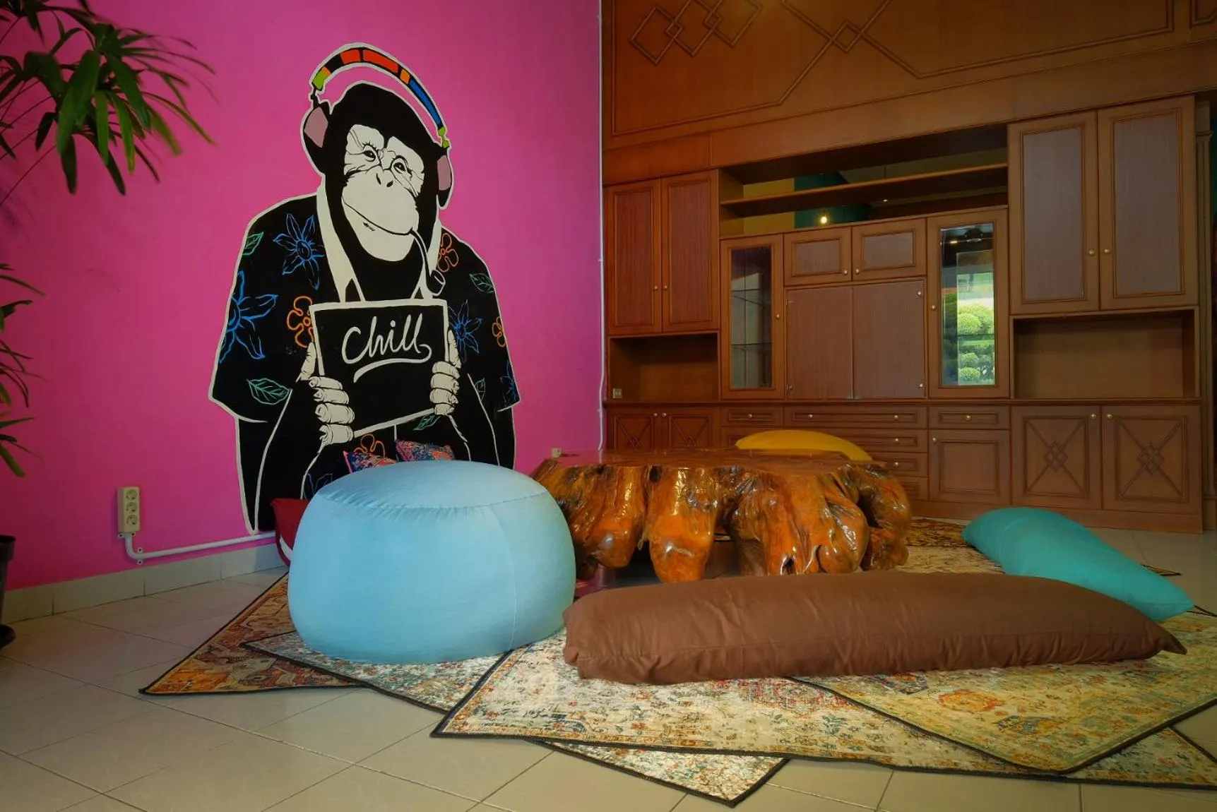 Living room in Snooze Malang