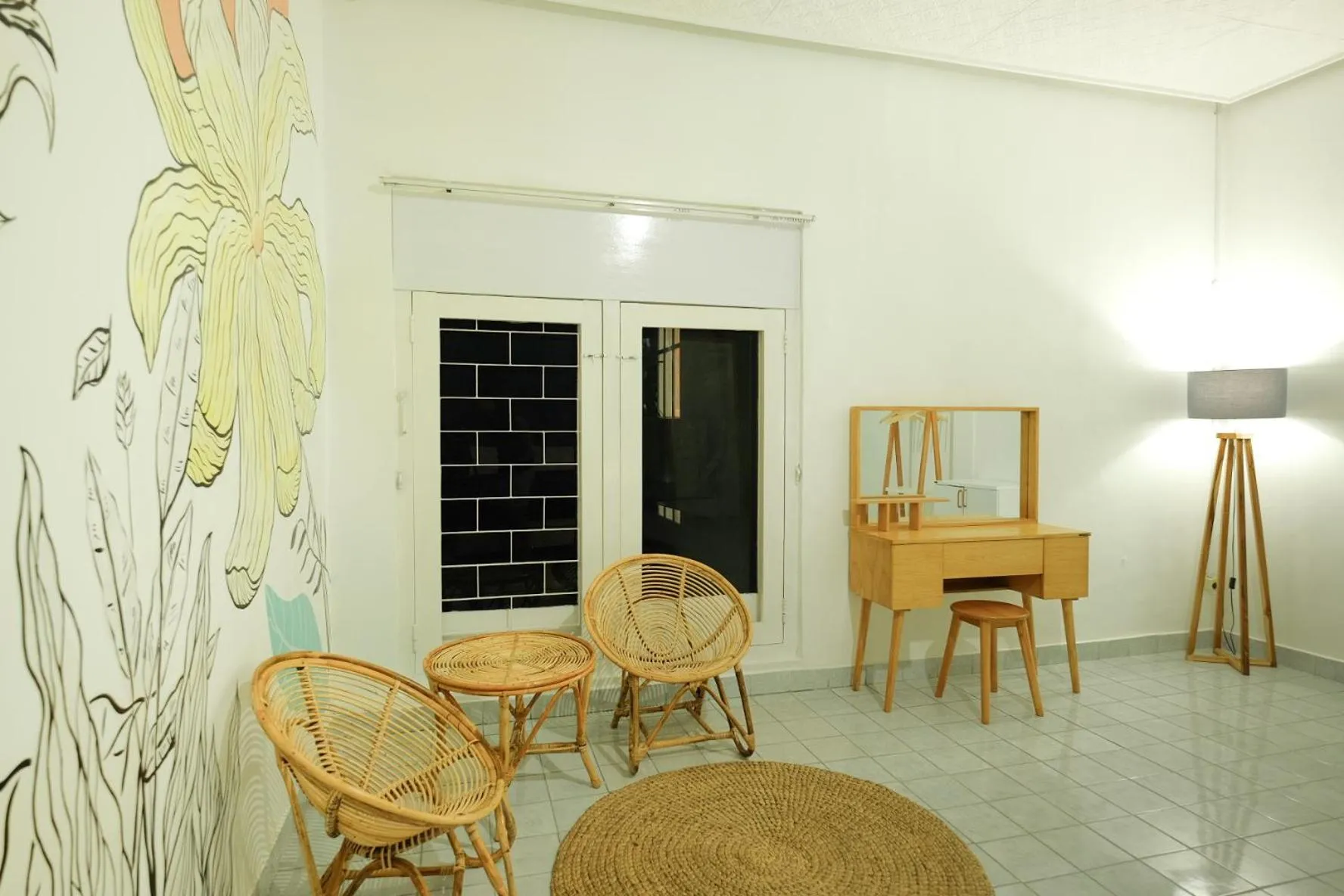 Decorative detail in Snooze Malang