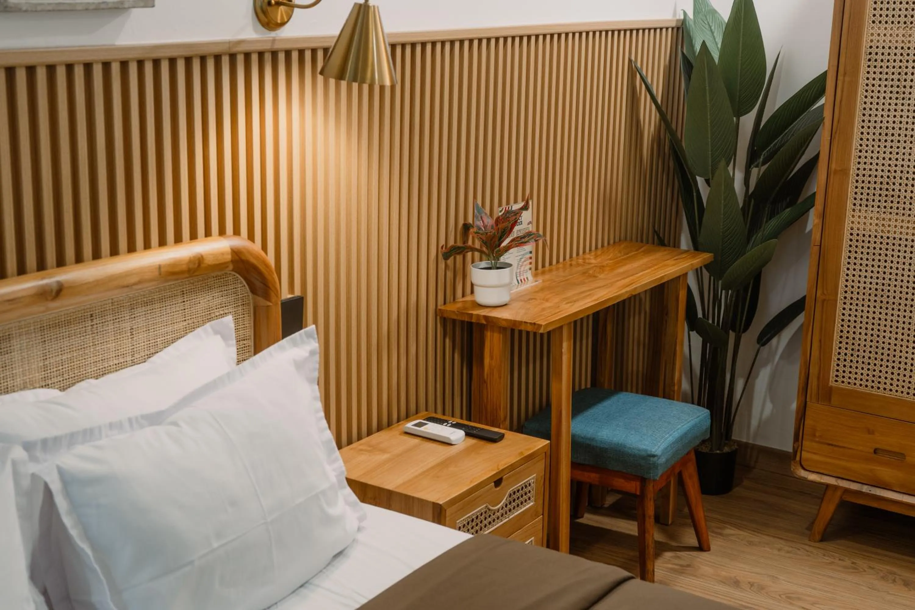 Decorative detail, Bed in Snooze Malang