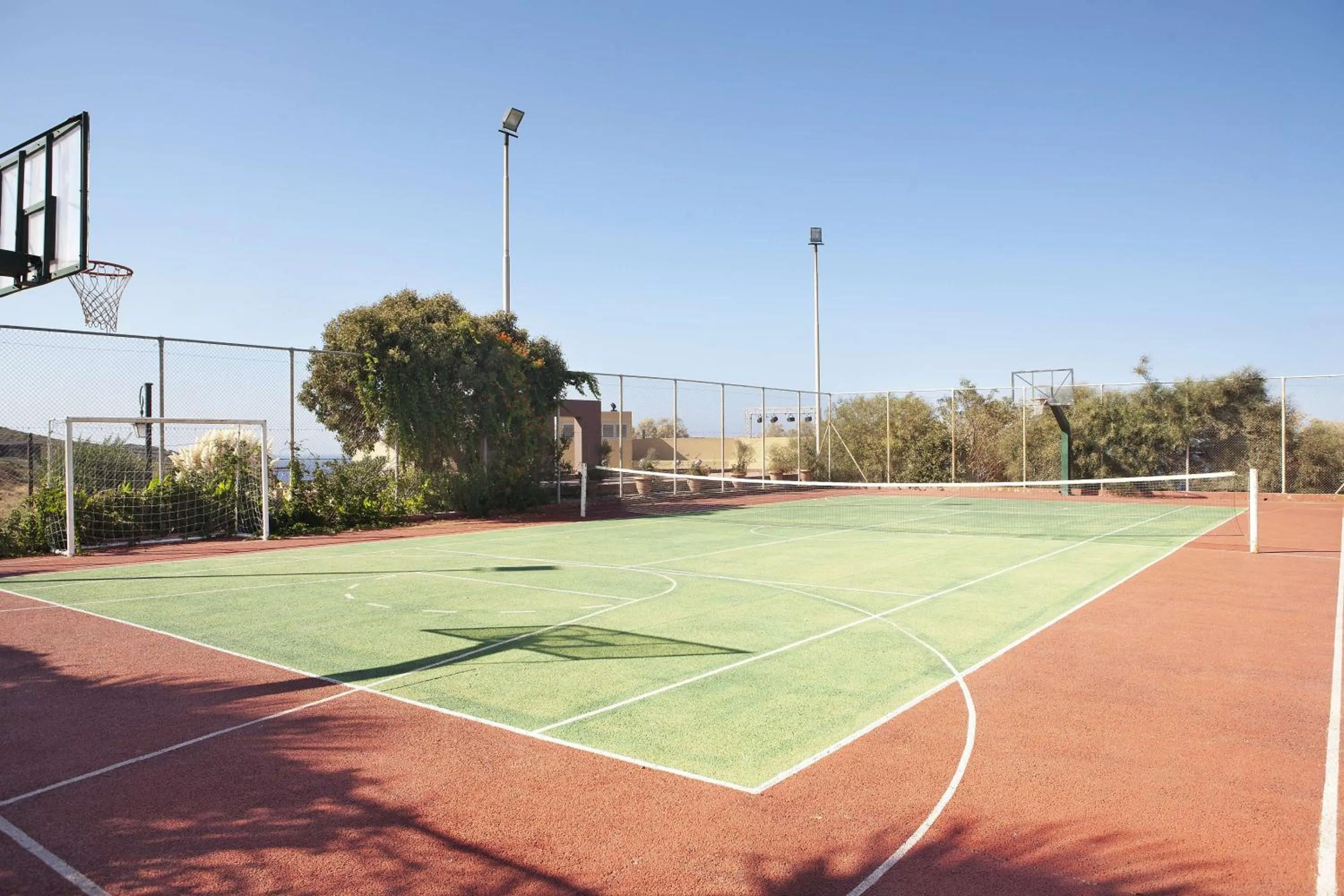 Tennis court in Blue Bay Resort Hotel