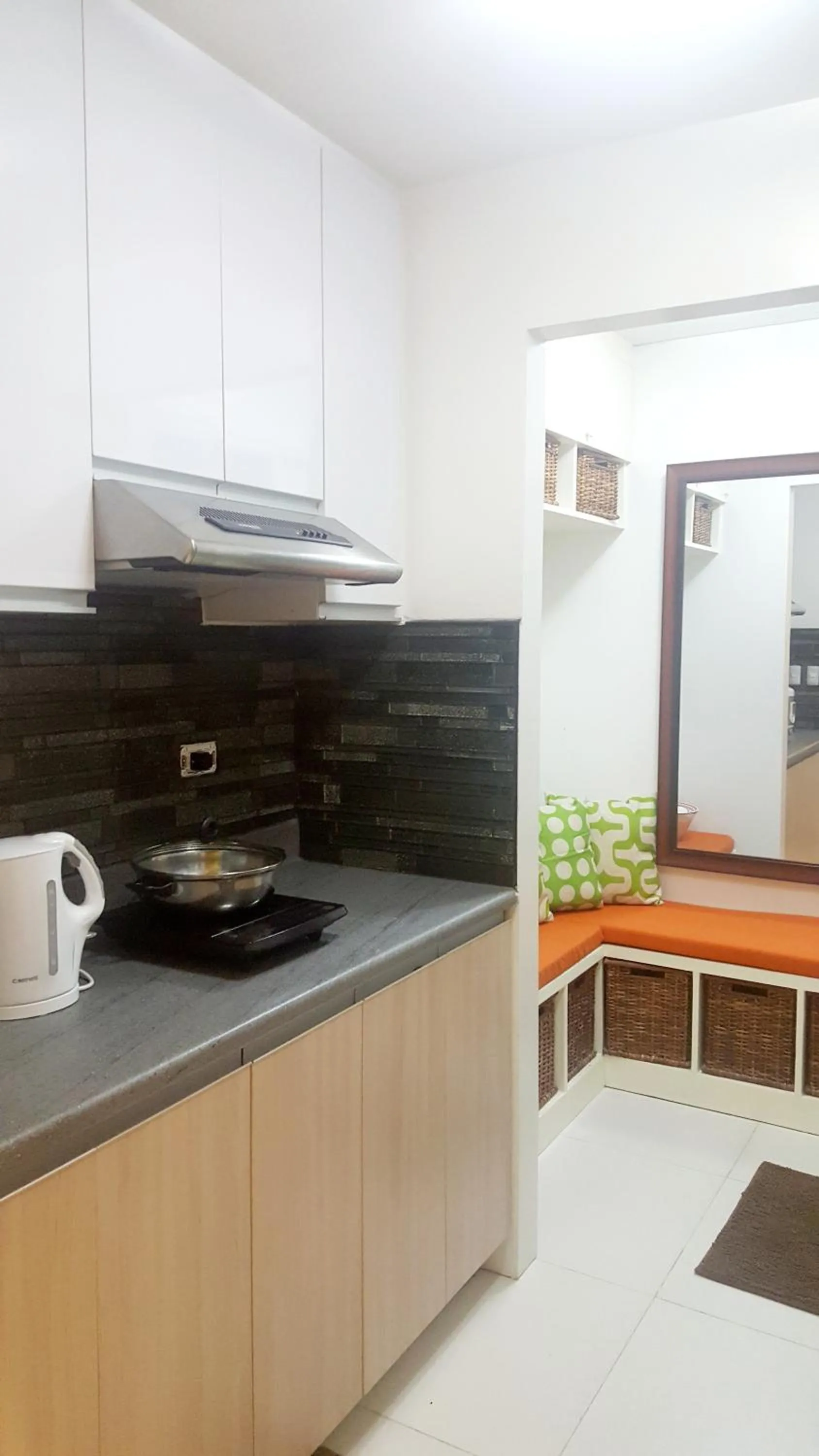 Kitchen or kitchenette in The Levels 2BR Condo Fully Interior Cosmo Living