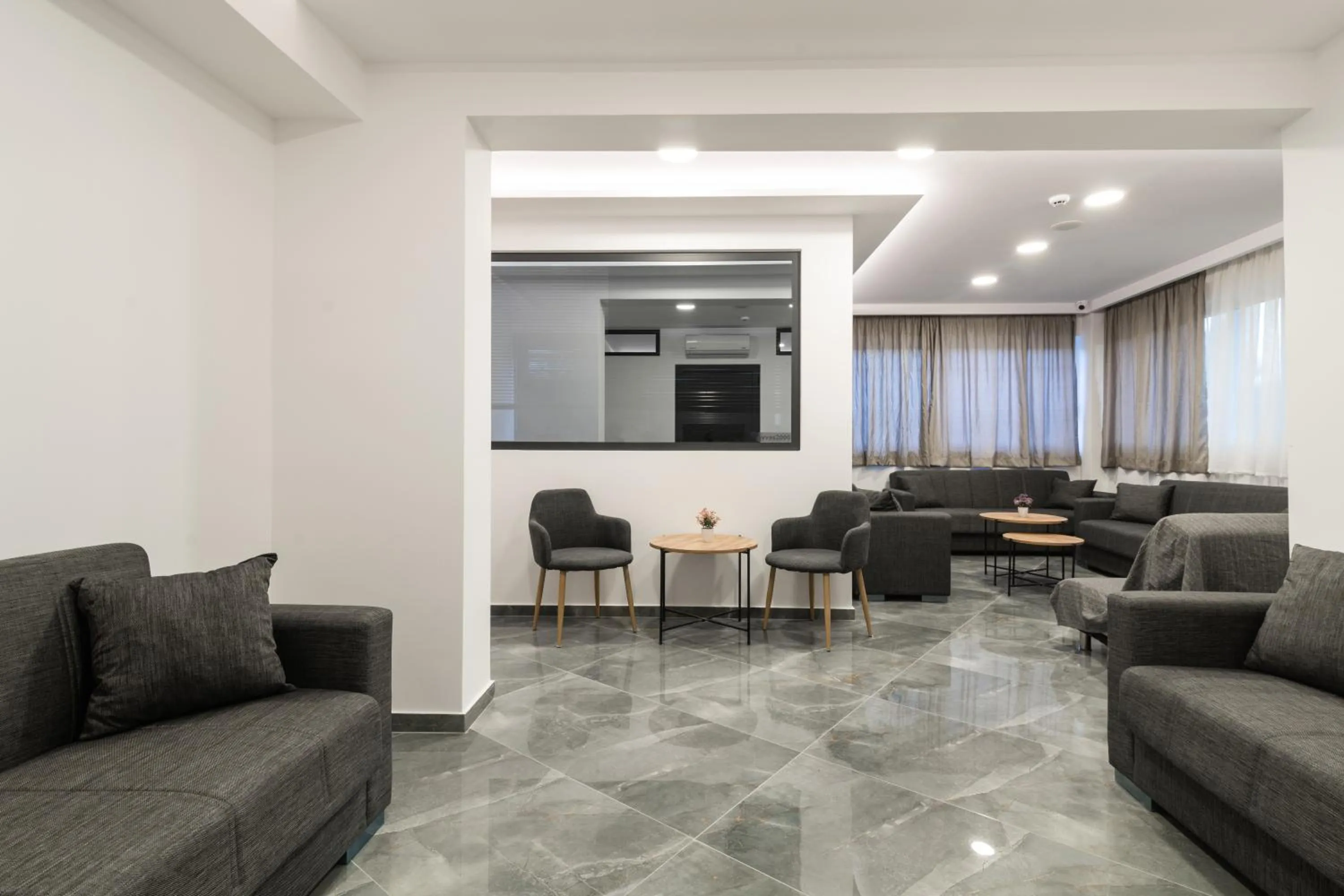 Lobby or reception in Savvas Hotel