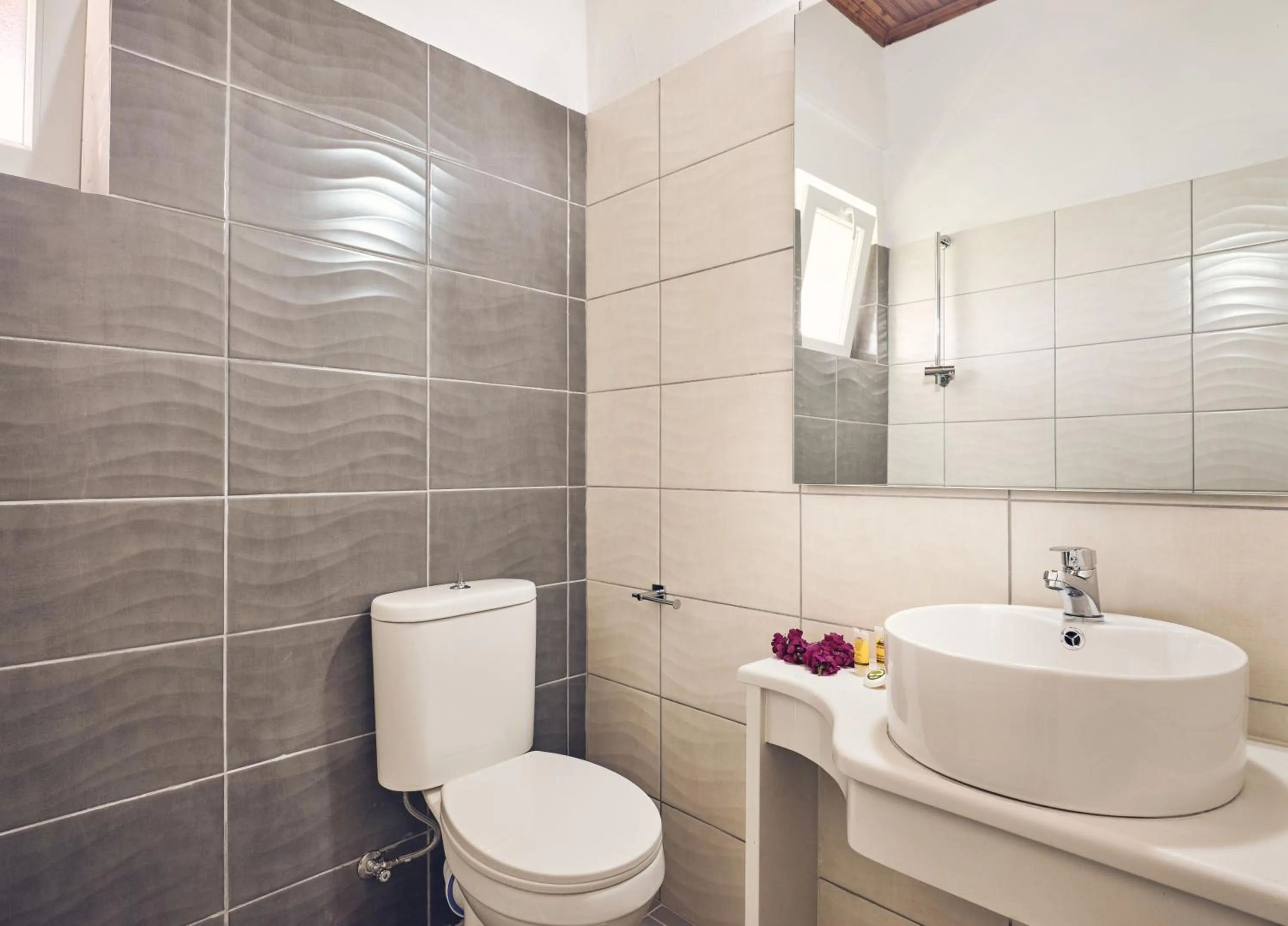 Toilet in Savvas Hotel