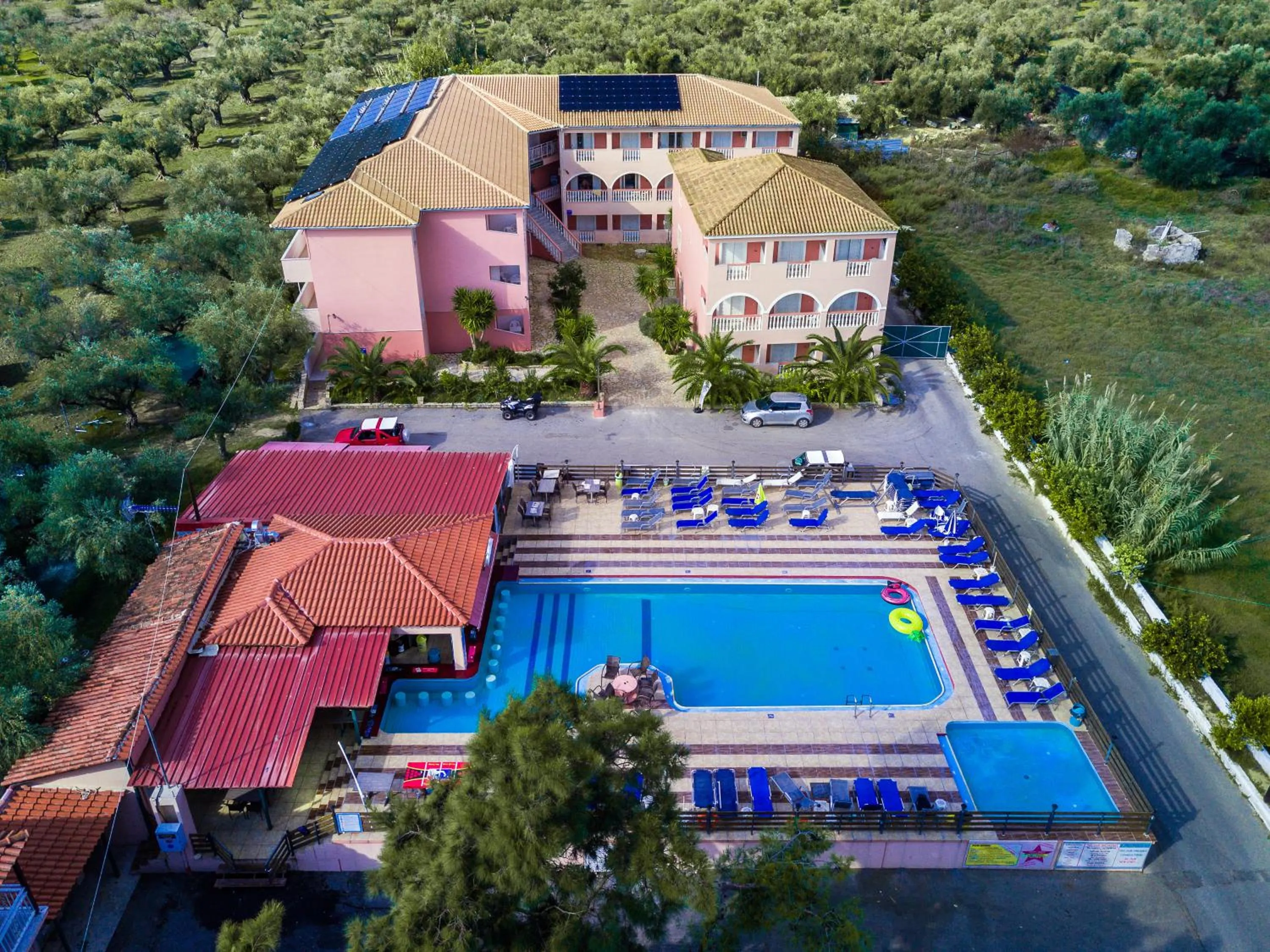 Bird's eye view in Savvas Hotel