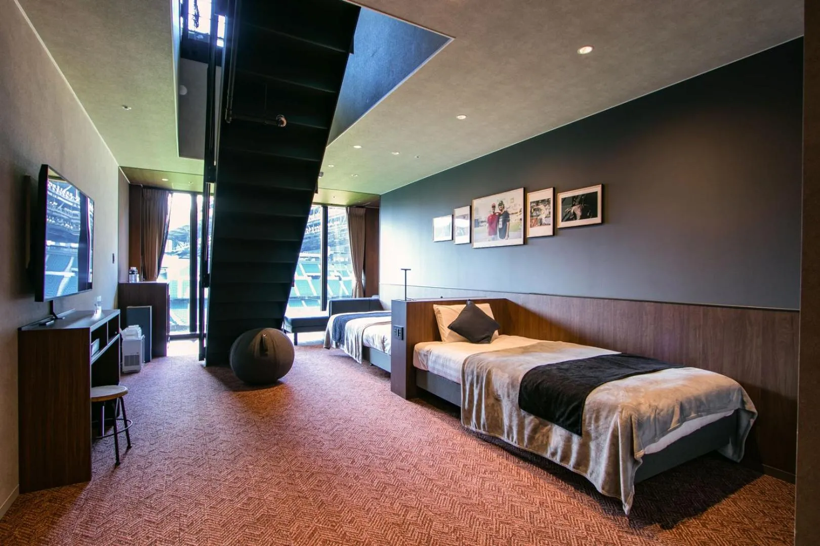 Bed in tower eleven hotel