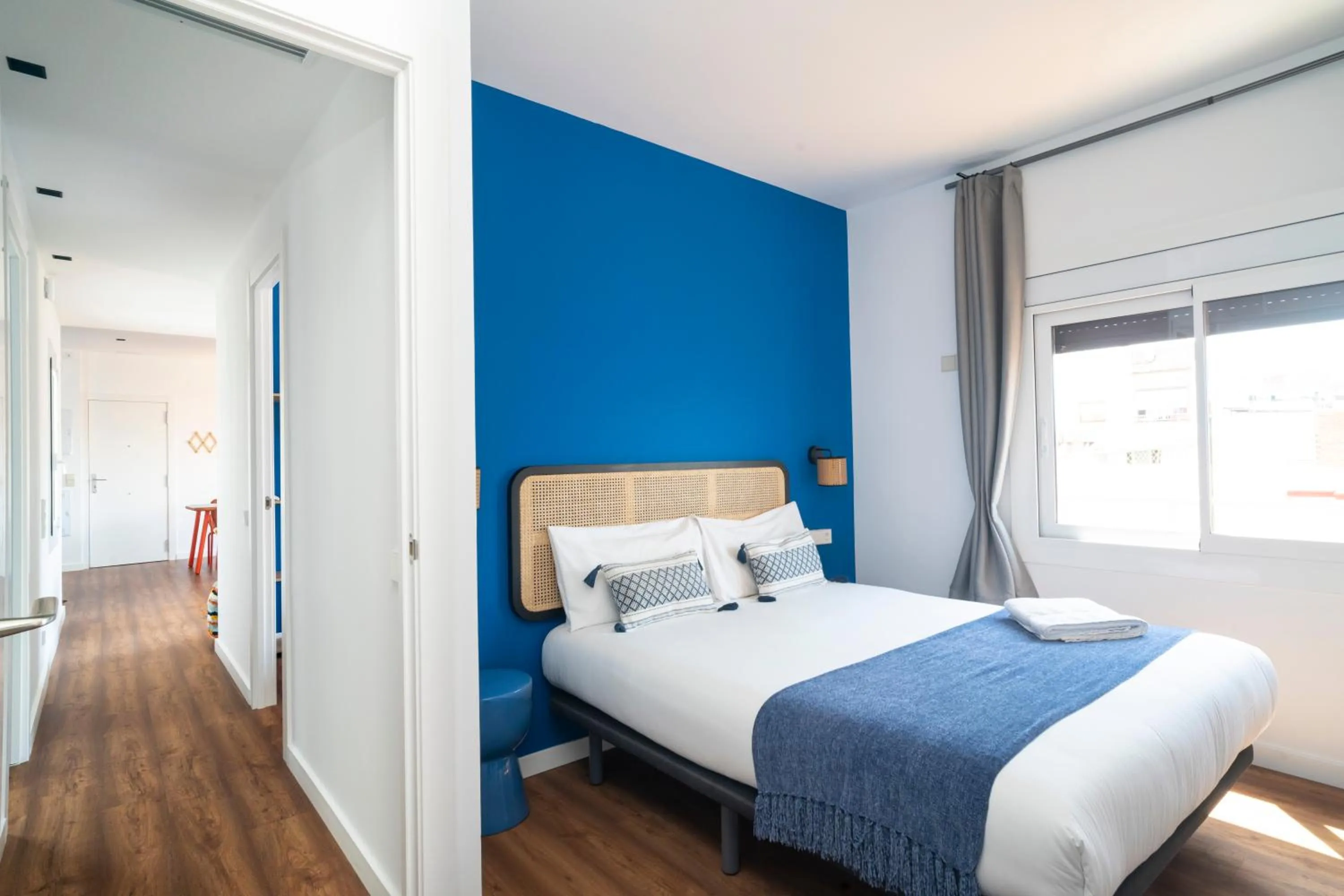 Bedroom, Bed in Caliu Apartments Barcelona - Camp Nou