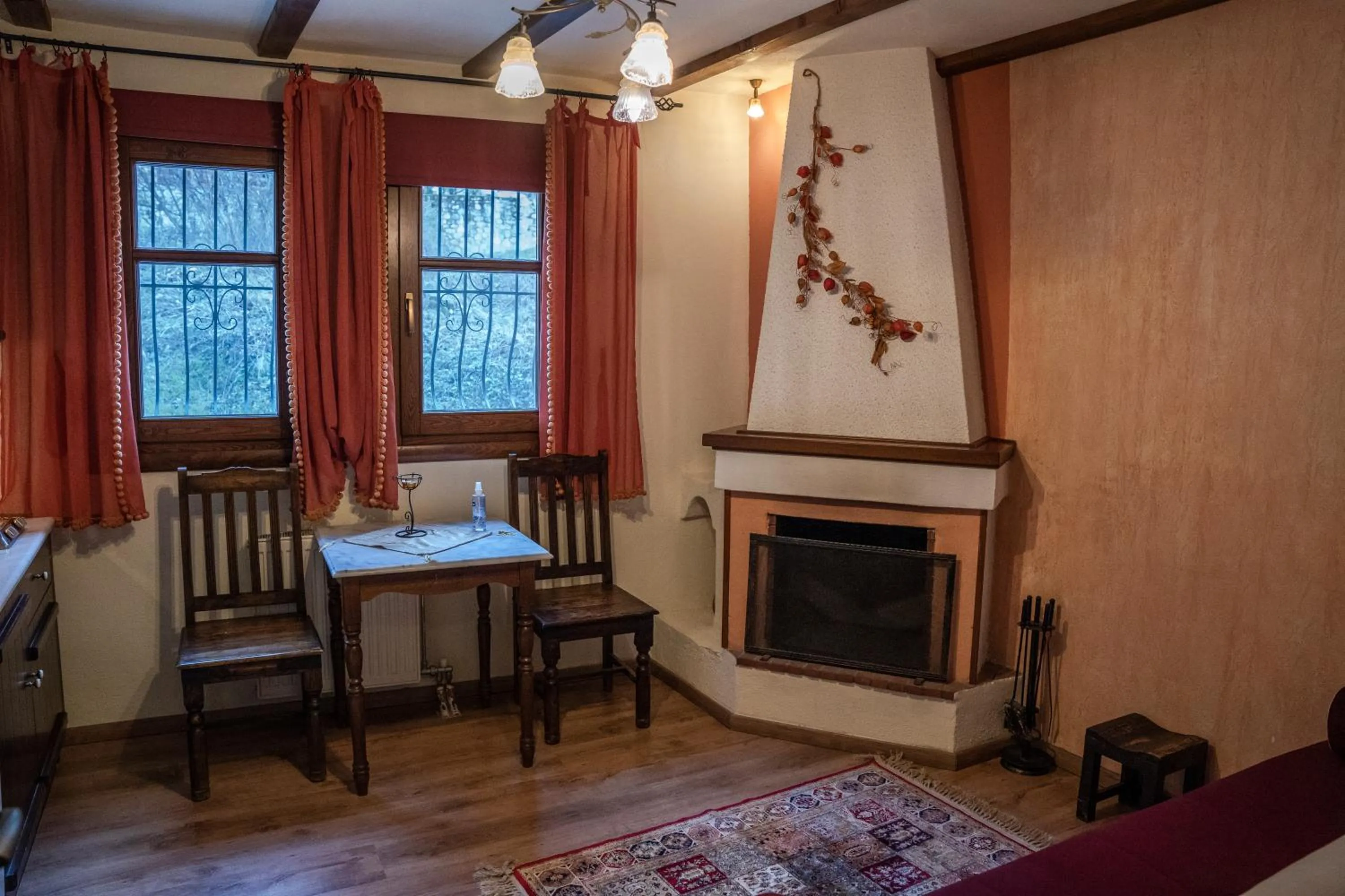 Living room in Archontiko Mesohori Meteora