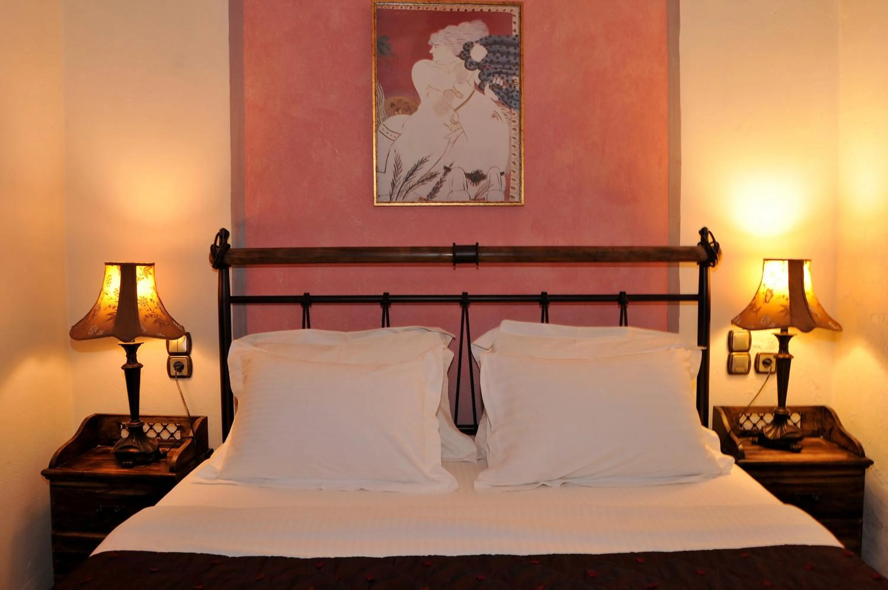 Bedroom, Bed in Archontiko Mesohori Meteora