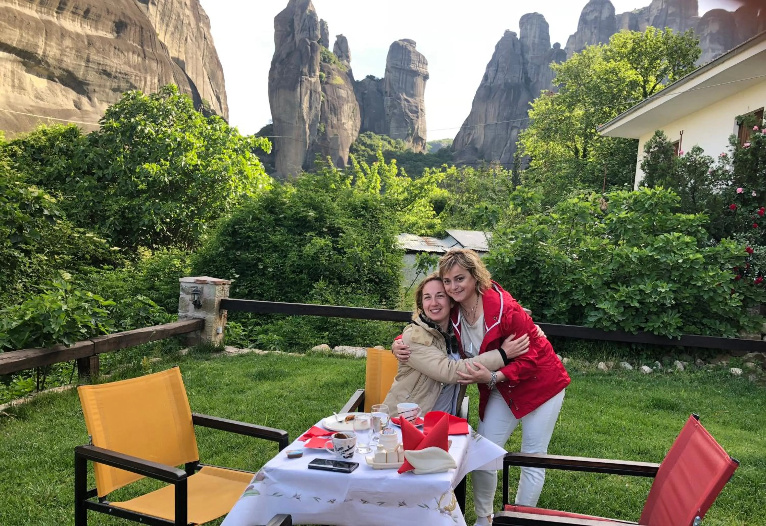 Staff in Archontiko Mesohori Meteora