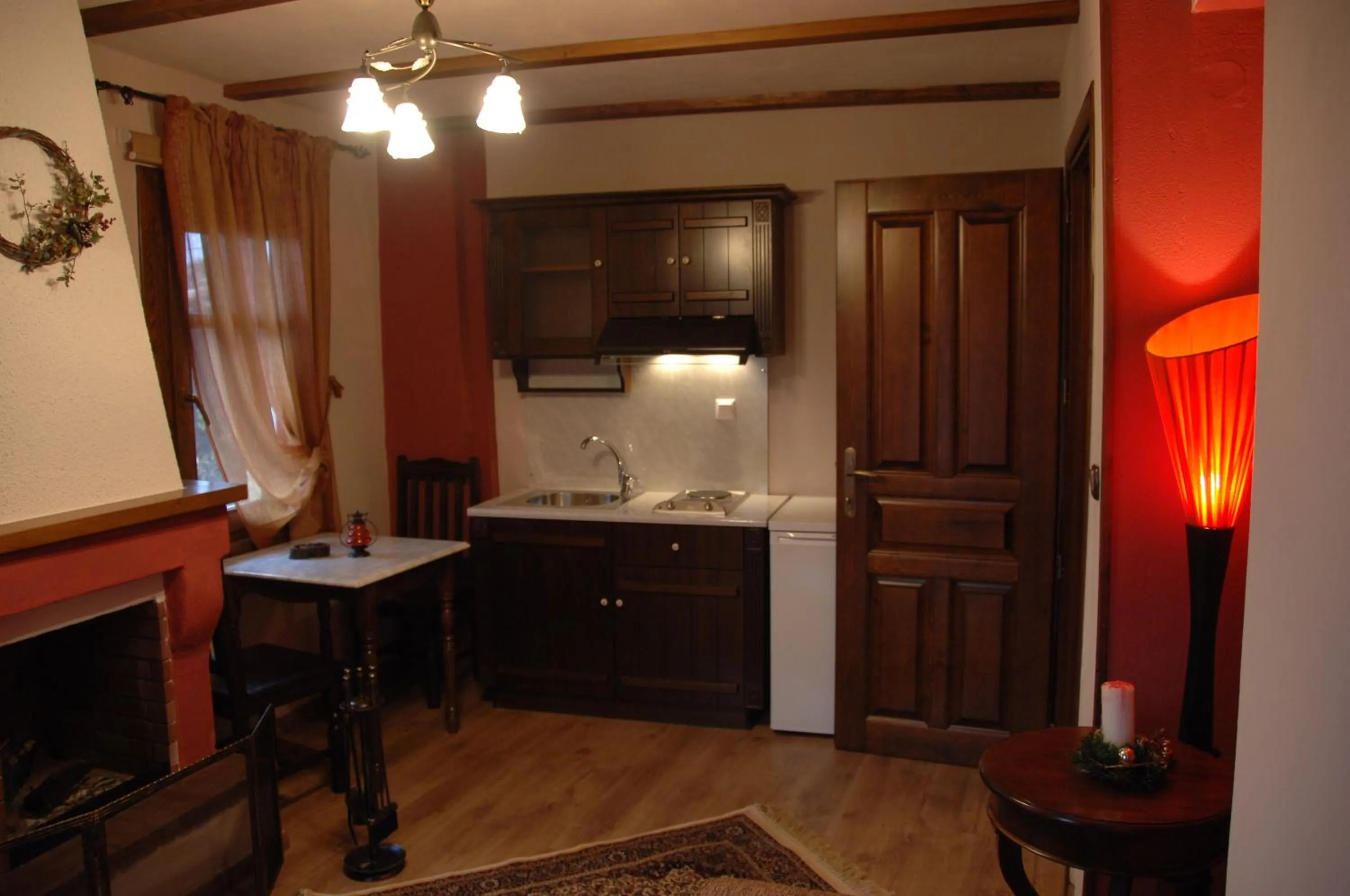 Kitchen or kitchenette in Archontiko Mesohori Meteora