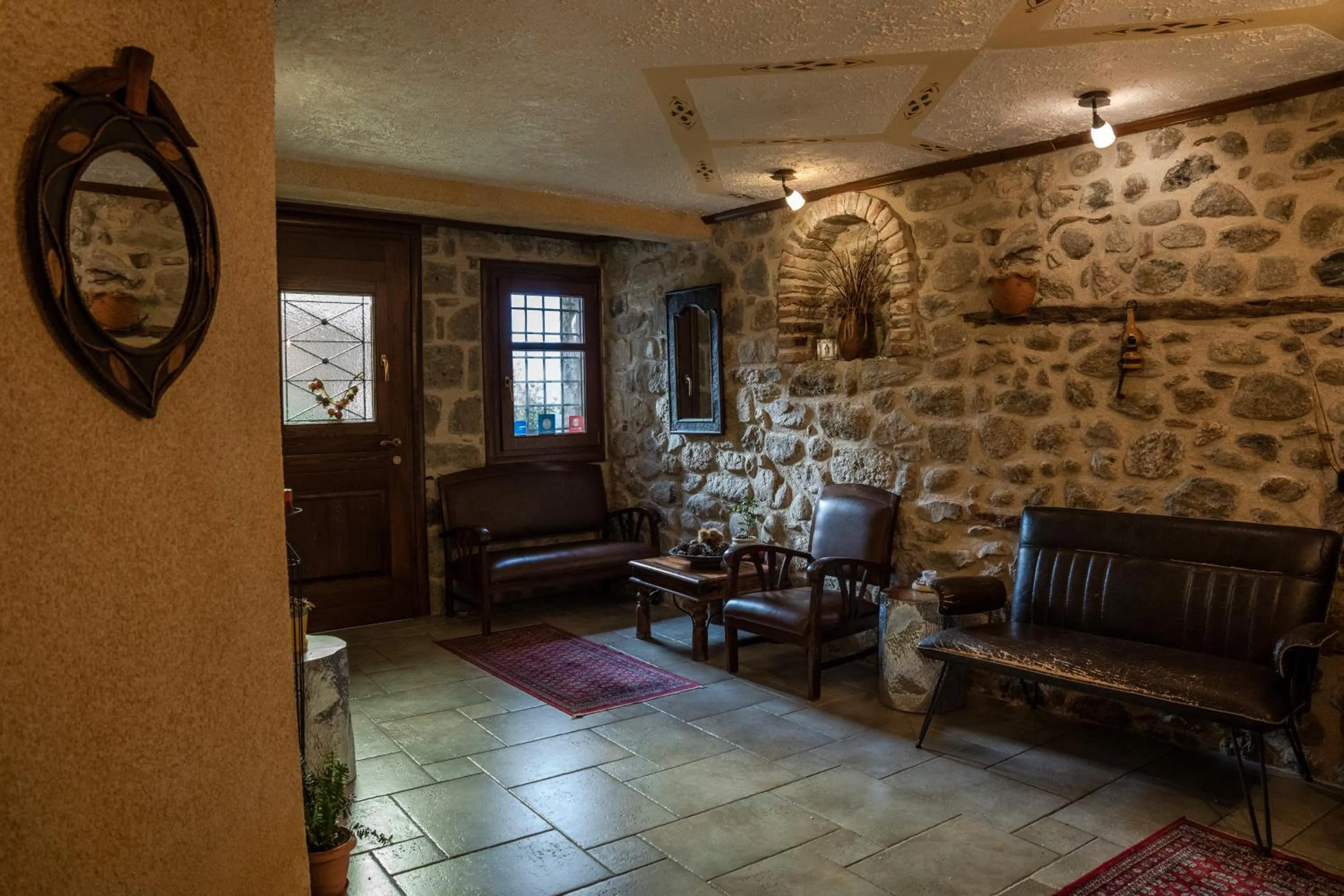 Lounge or bar in Archontiko Mesohori Meteora