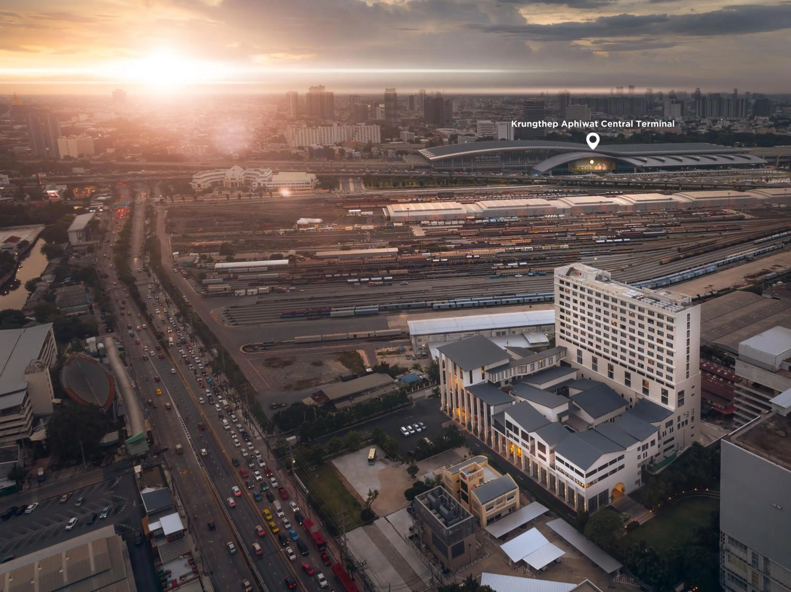 Bird's eye view in Best Western Chatuchak