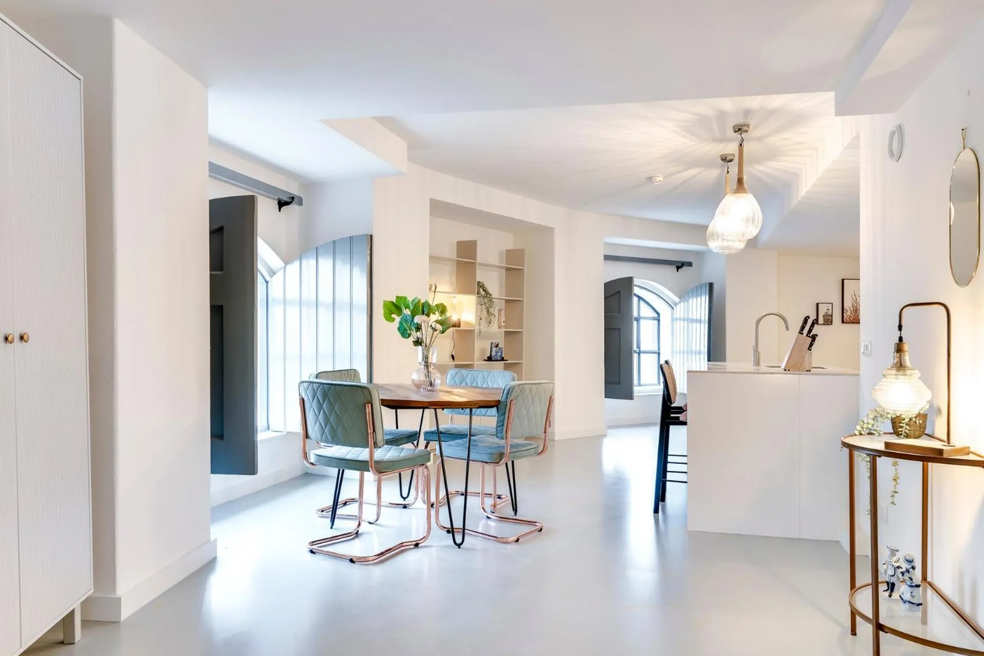 Kitchen or kitchenette in Hotel Watertoren West