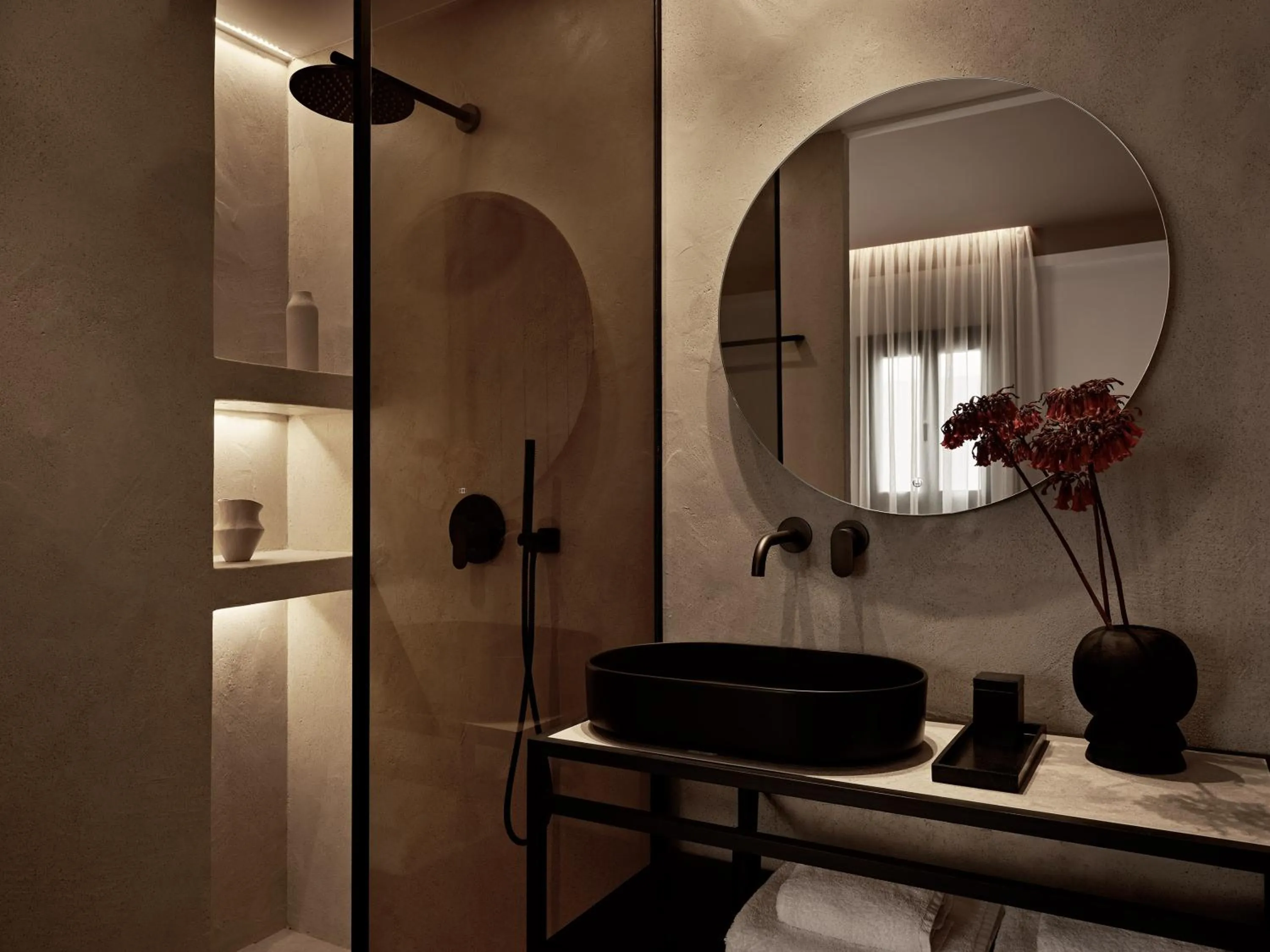 Bathroom in NAUMA PAROS Design Boutique Hotel-Adults Only